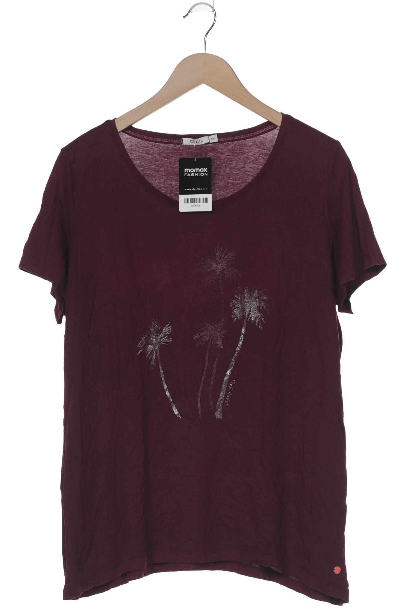 

Cecil Damen T-Shirt, bordeaux, Gr. 46