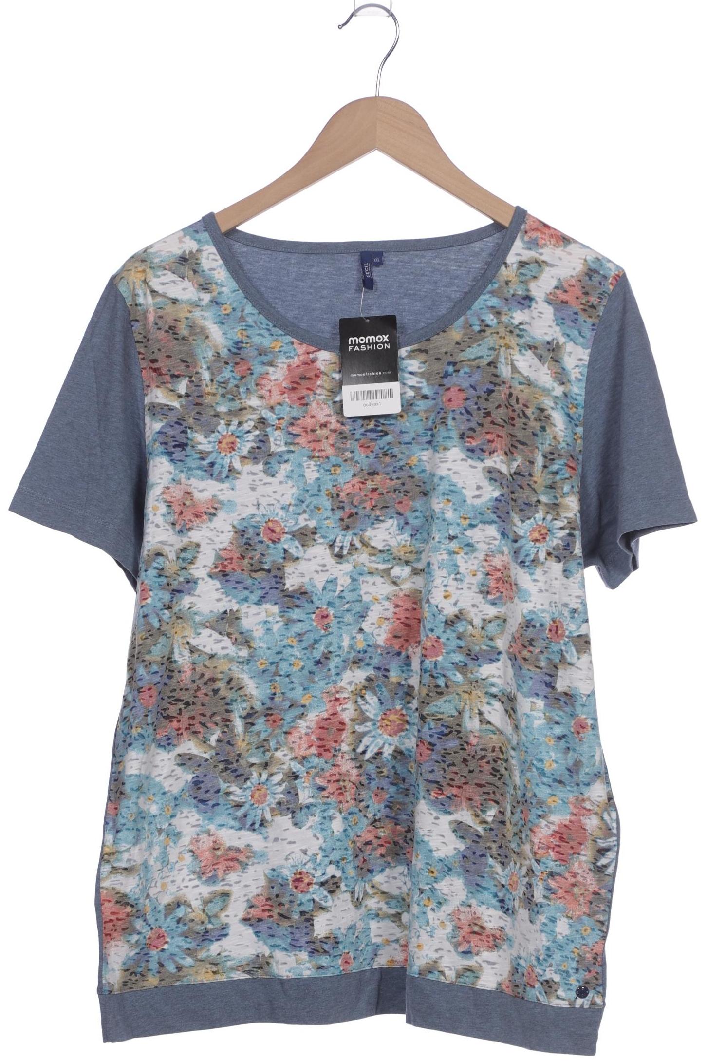 

Cecil Damen T-Shirt, blau, Gr. 46