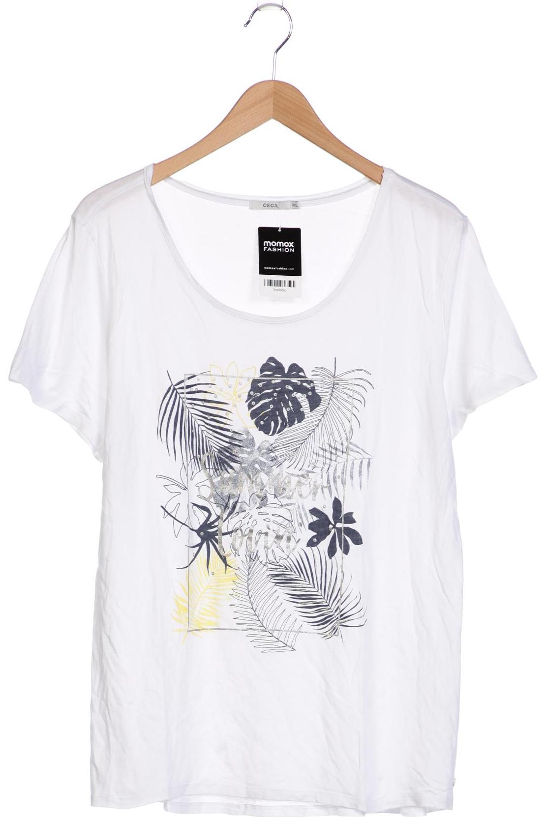 

Cecil Damen T-Shirt, weiß, Gr. 46