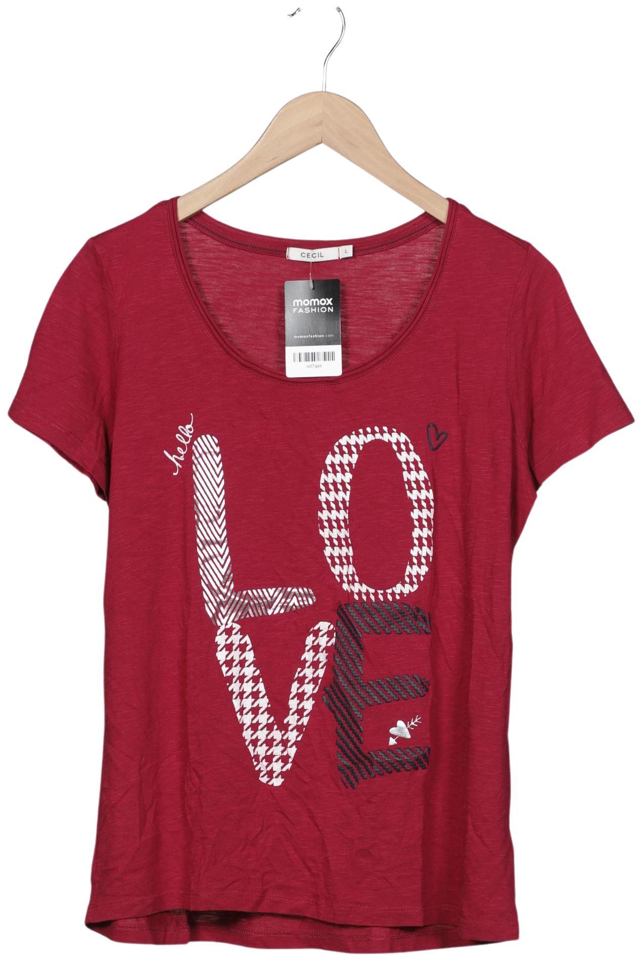 

Cecil Damen T-Shirt, bordeaux, Gr. 42