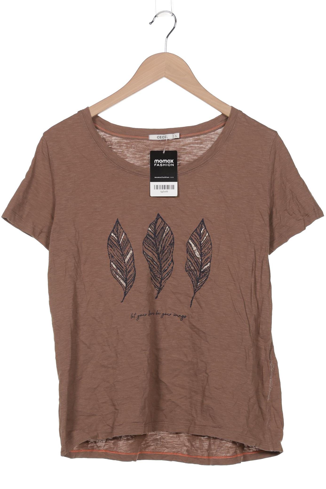 

Cecil Damen T-Shirt, braun, Gr. 42