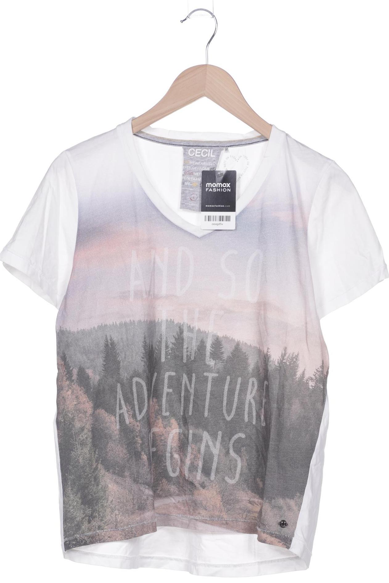 

Cecil Damen T-Shirt, weiß, Gr. 42