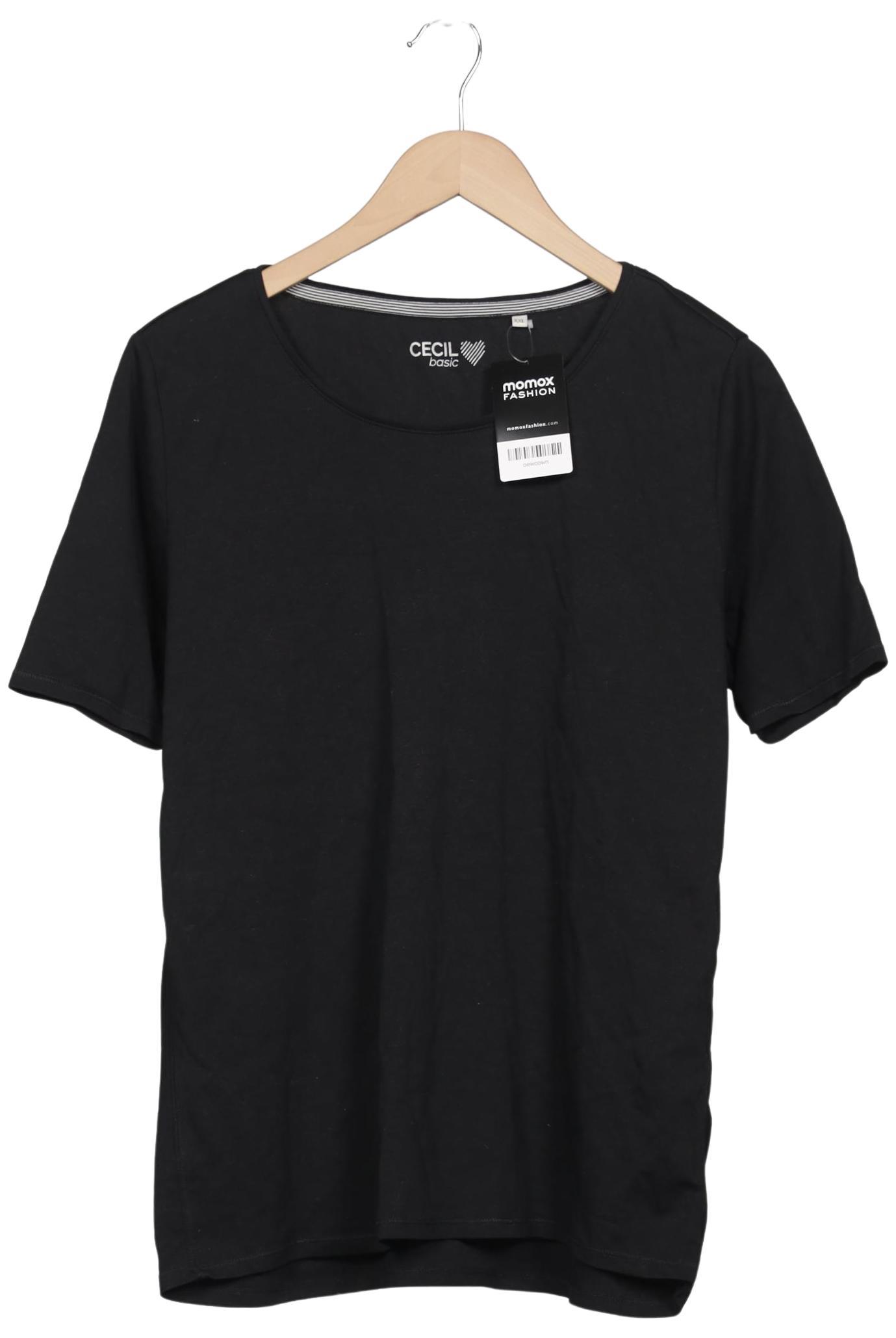 

Cecil Damen T-Shirt, schwarz, Gr. 46