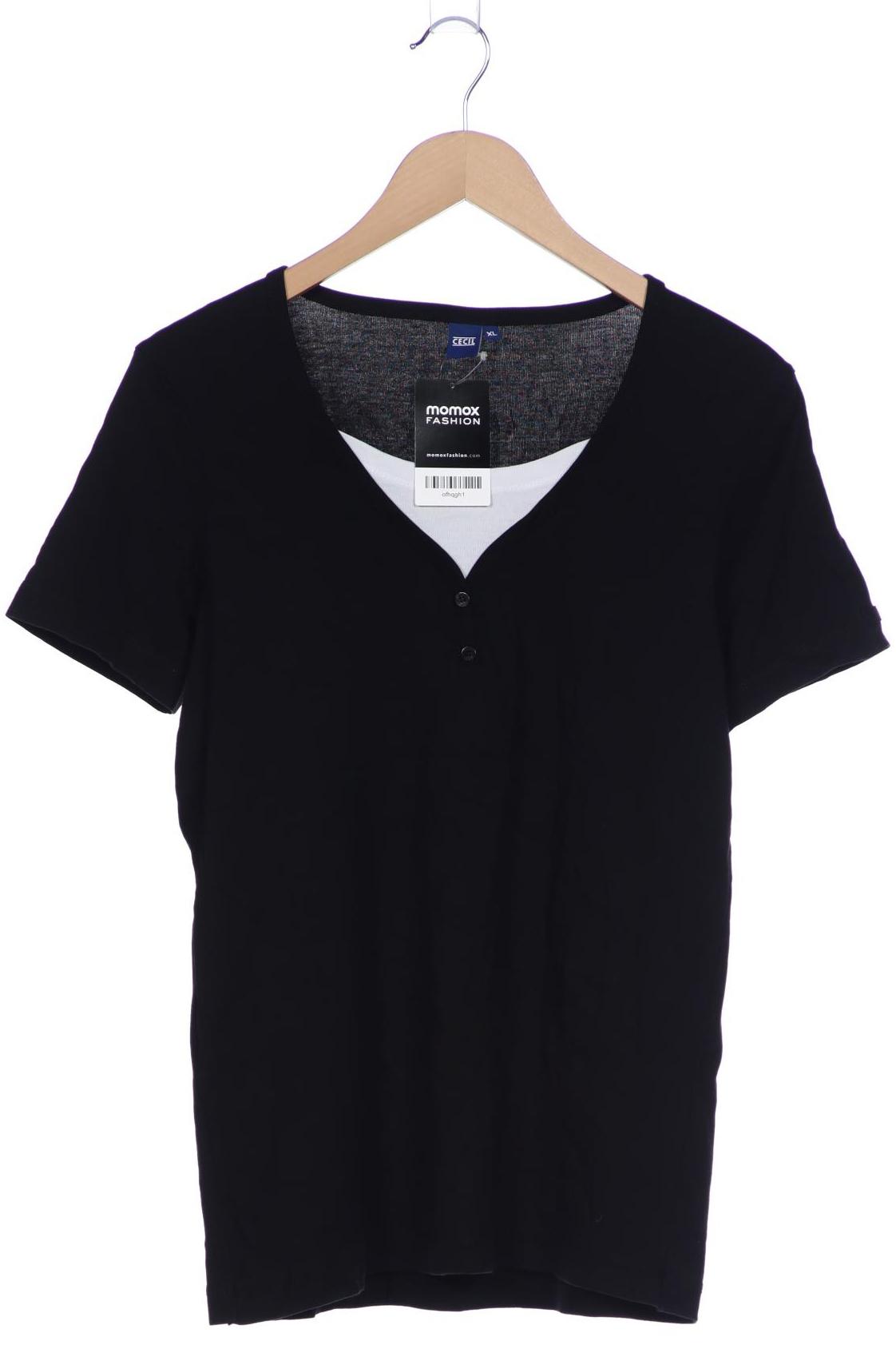 

Cecil Damen T-Shirt, schwarz, Gr. 44