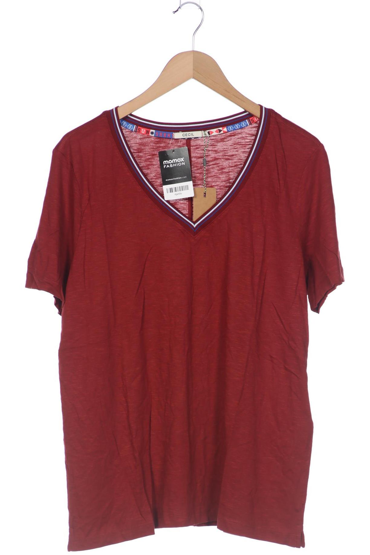 

Cecil Damen T-Shirt, bordeaux, Gr. 44
