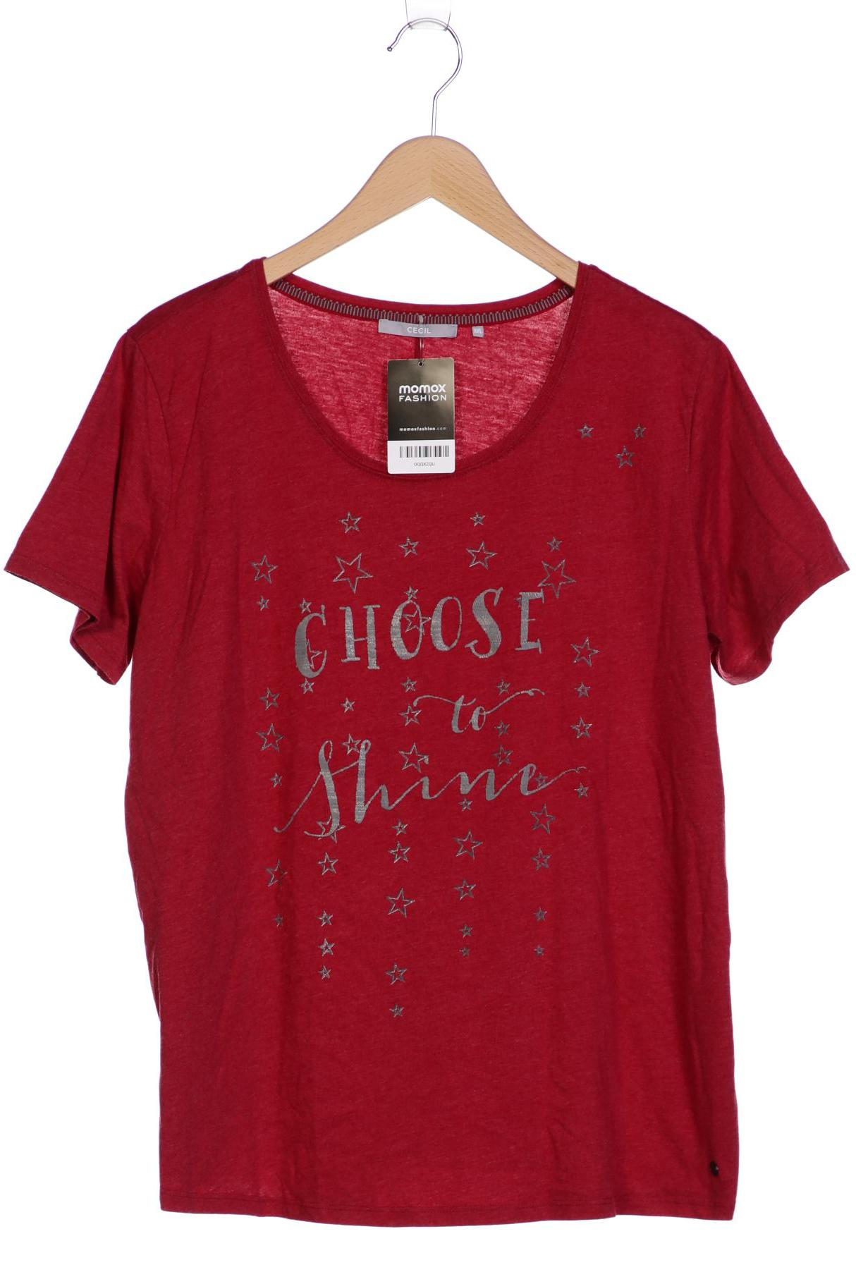 

Cecil Damen T-Shirt, rot, Gr. 46