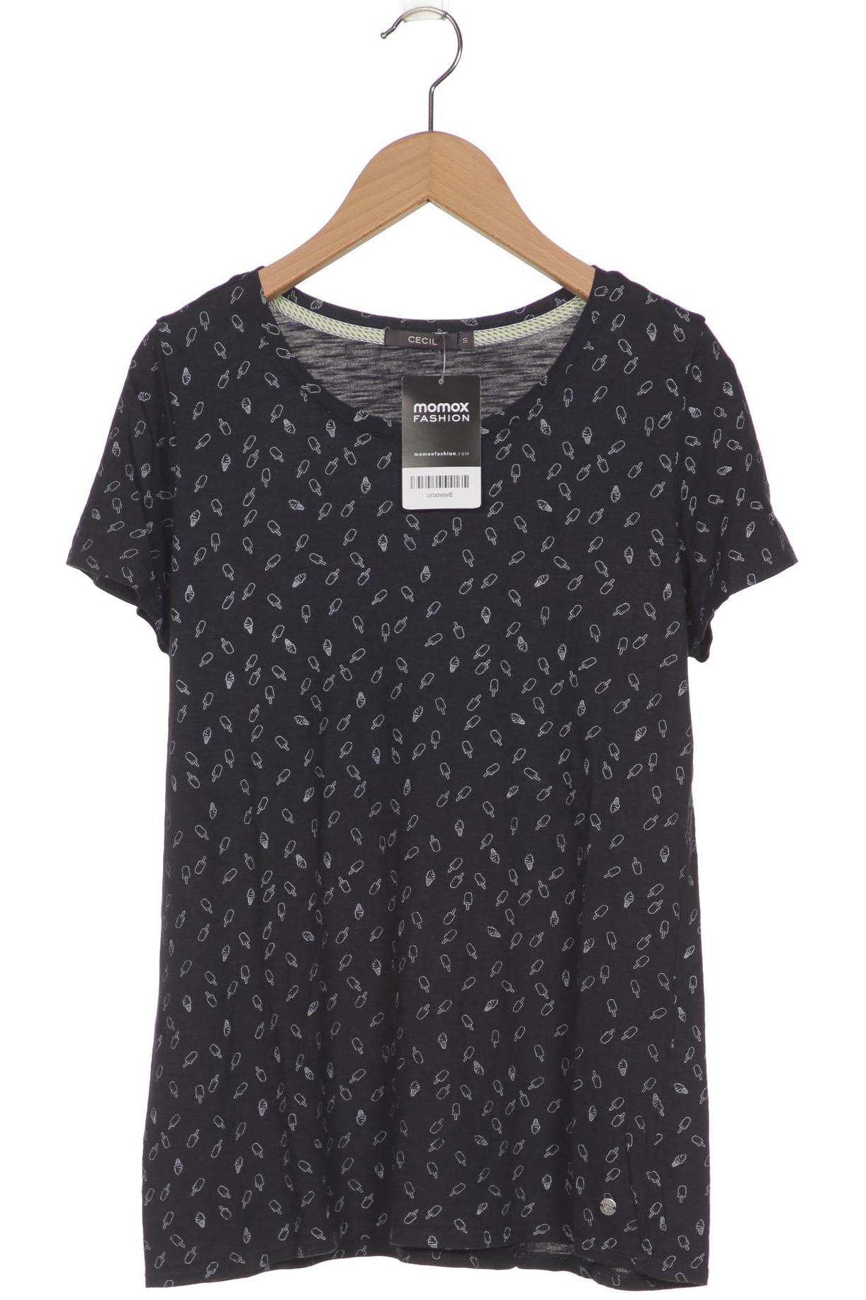 

CECIL Damen T-Shirt, marineblau