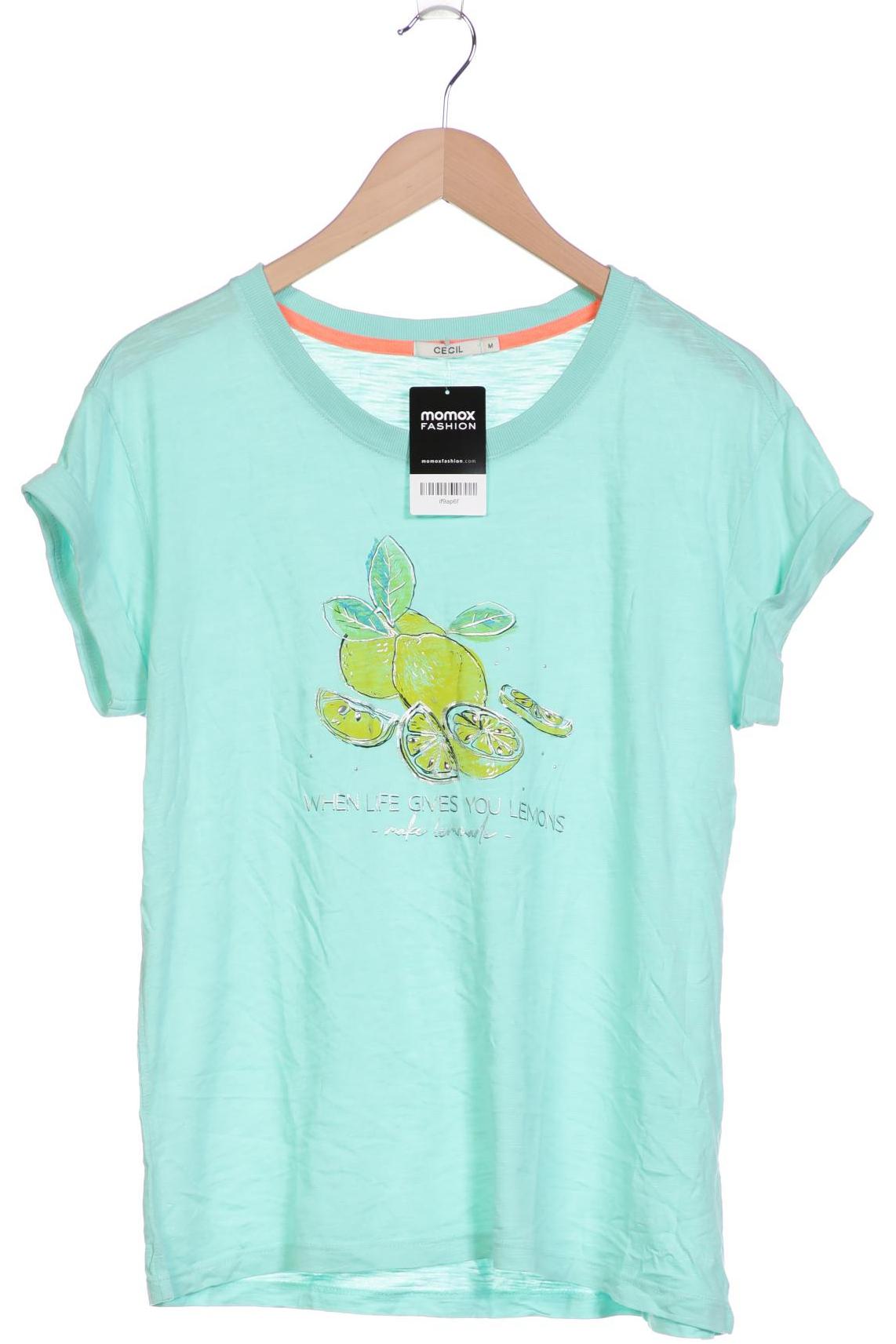 

Cecil Damen T-Shirt, türkis, Gr. 38