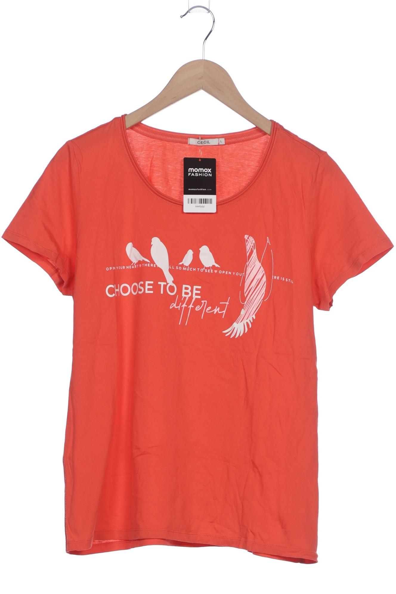 

Cecil Damen T-Shirt, orange, Gr. 42