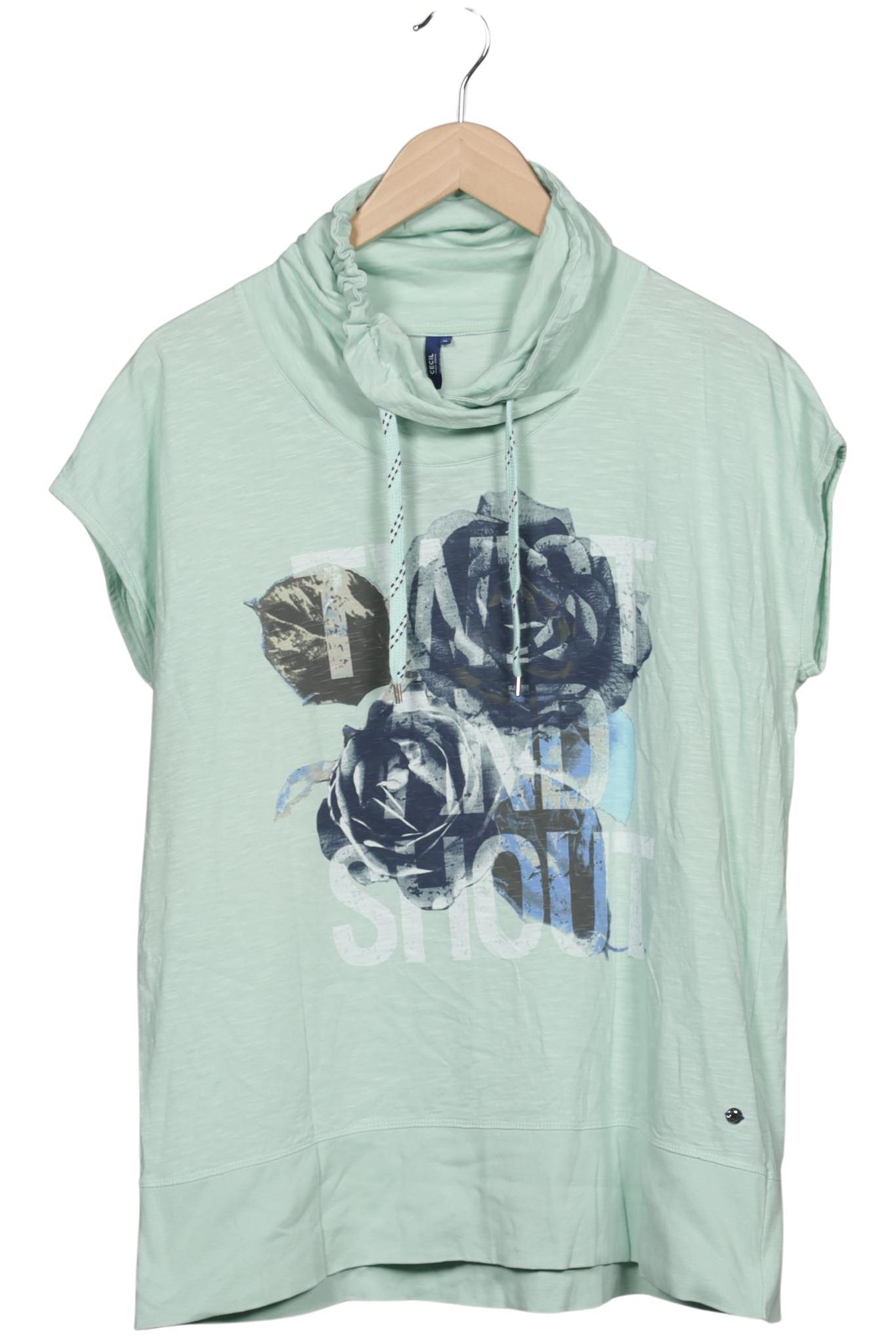 

Cecil Damen T-Shirt, hellgrün, Gr. 44
