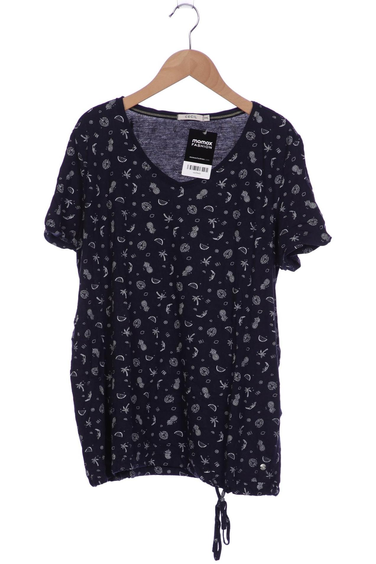 

Cecil Damen T-Shirt, marineblau, Gr. 46