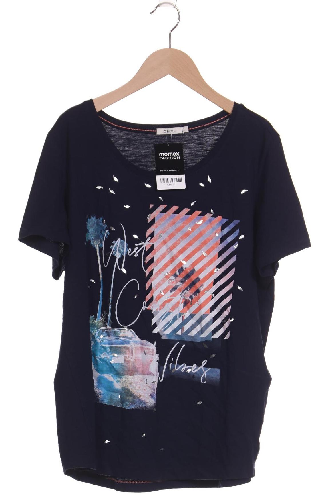 

Cecil Damen T-Shirt, marineblau, Gr. 42