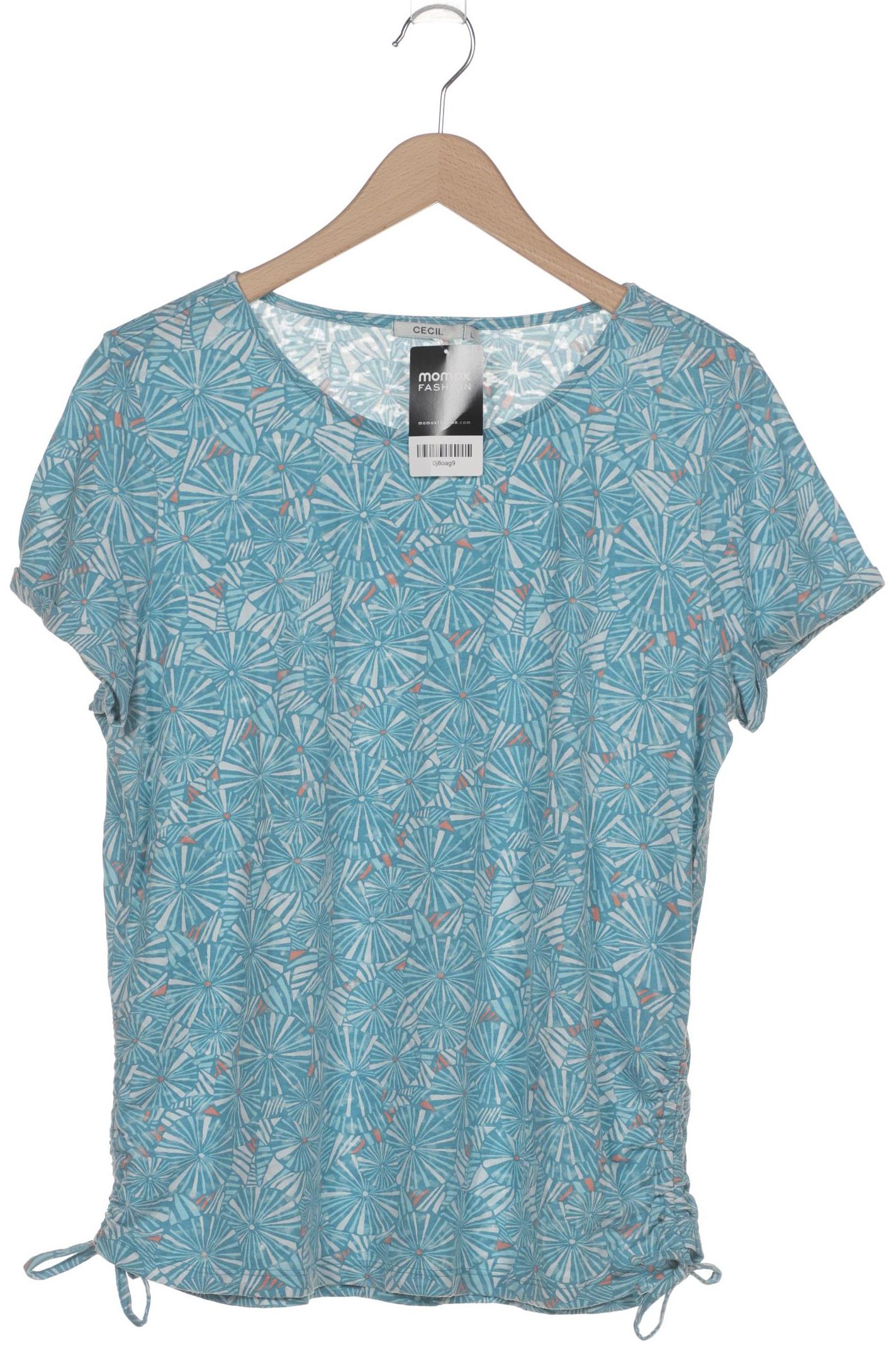 

Cecil Damen T-Shirt, blau, Gr. 42