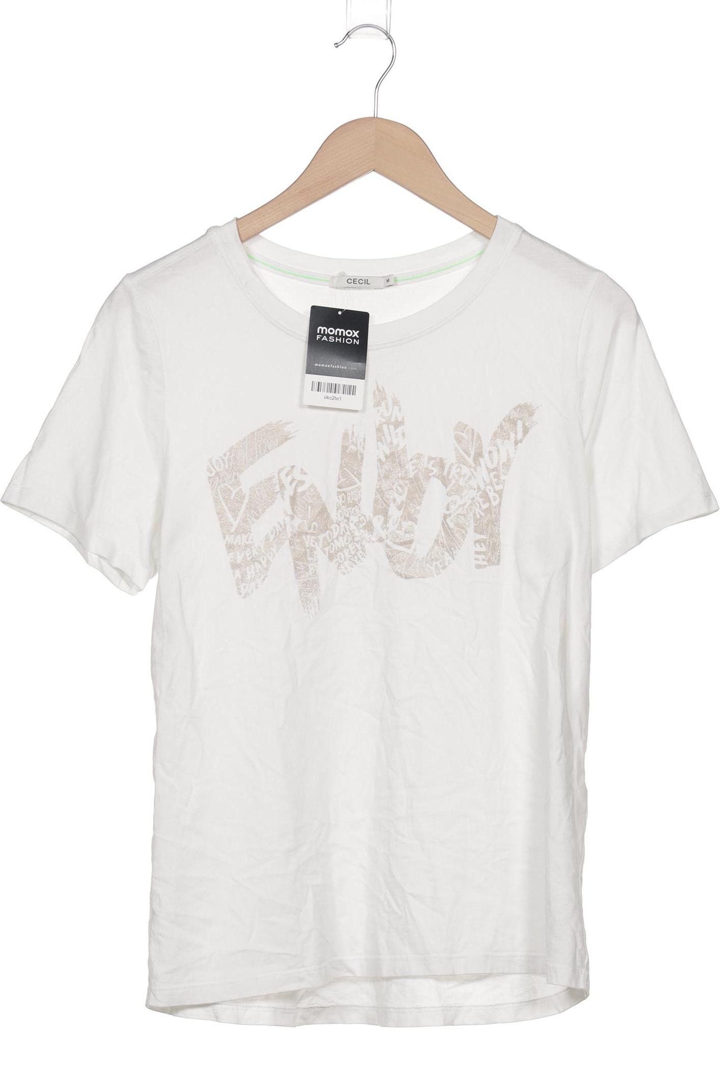 

Cecil Damen T-Shirt, weiß, Gr. 38