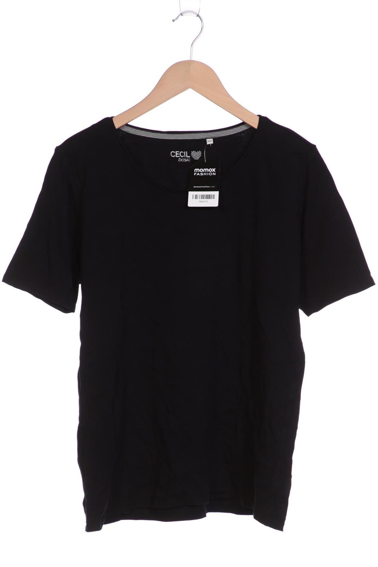 

CECIL Damen T-Shirt, schwarz