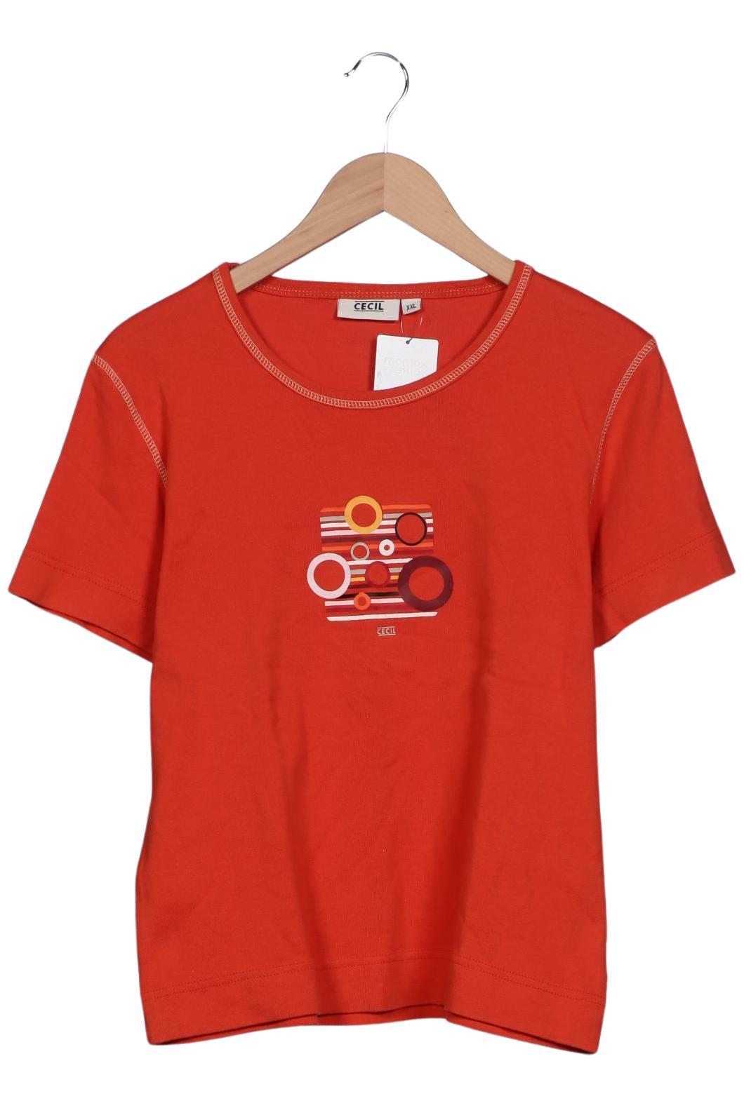 

Cecil Damen T-Shirt, rot, Gr. 46