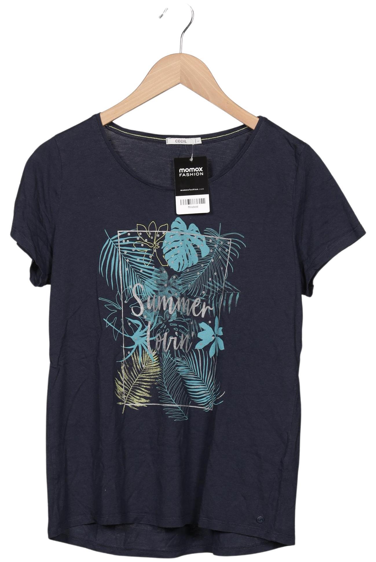 

Cecil Damen T-Shirt, marineblau, Gr. 42