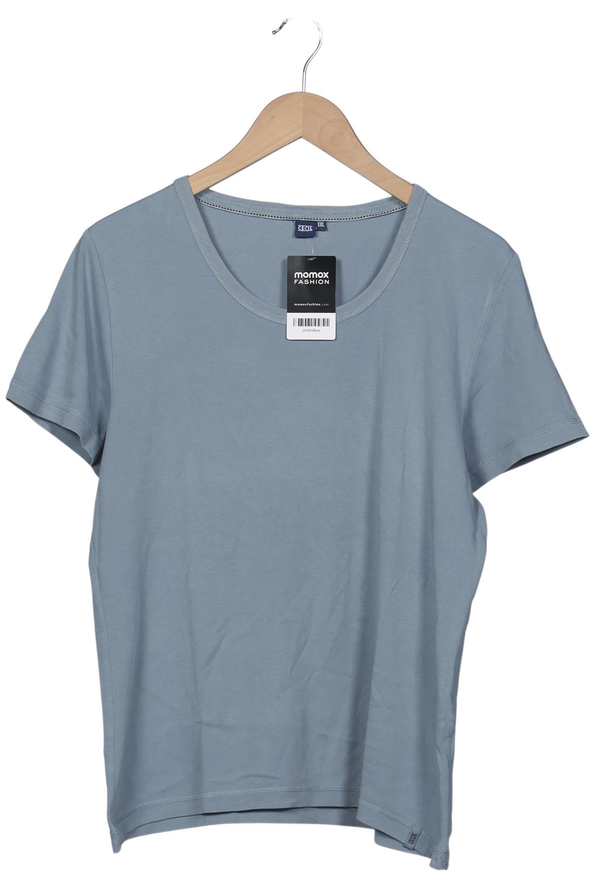 

Cecil Damen T-Shirt, blau, Gr. 46