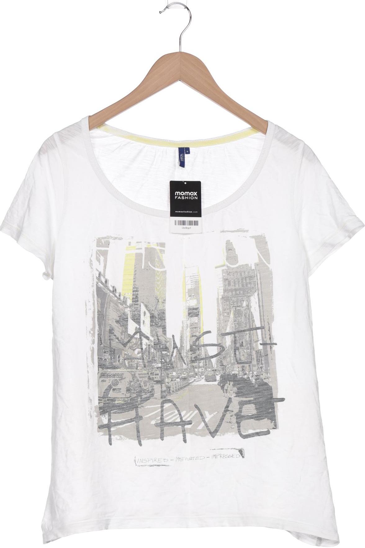 

CECIL Damen T-Shirt, weiß