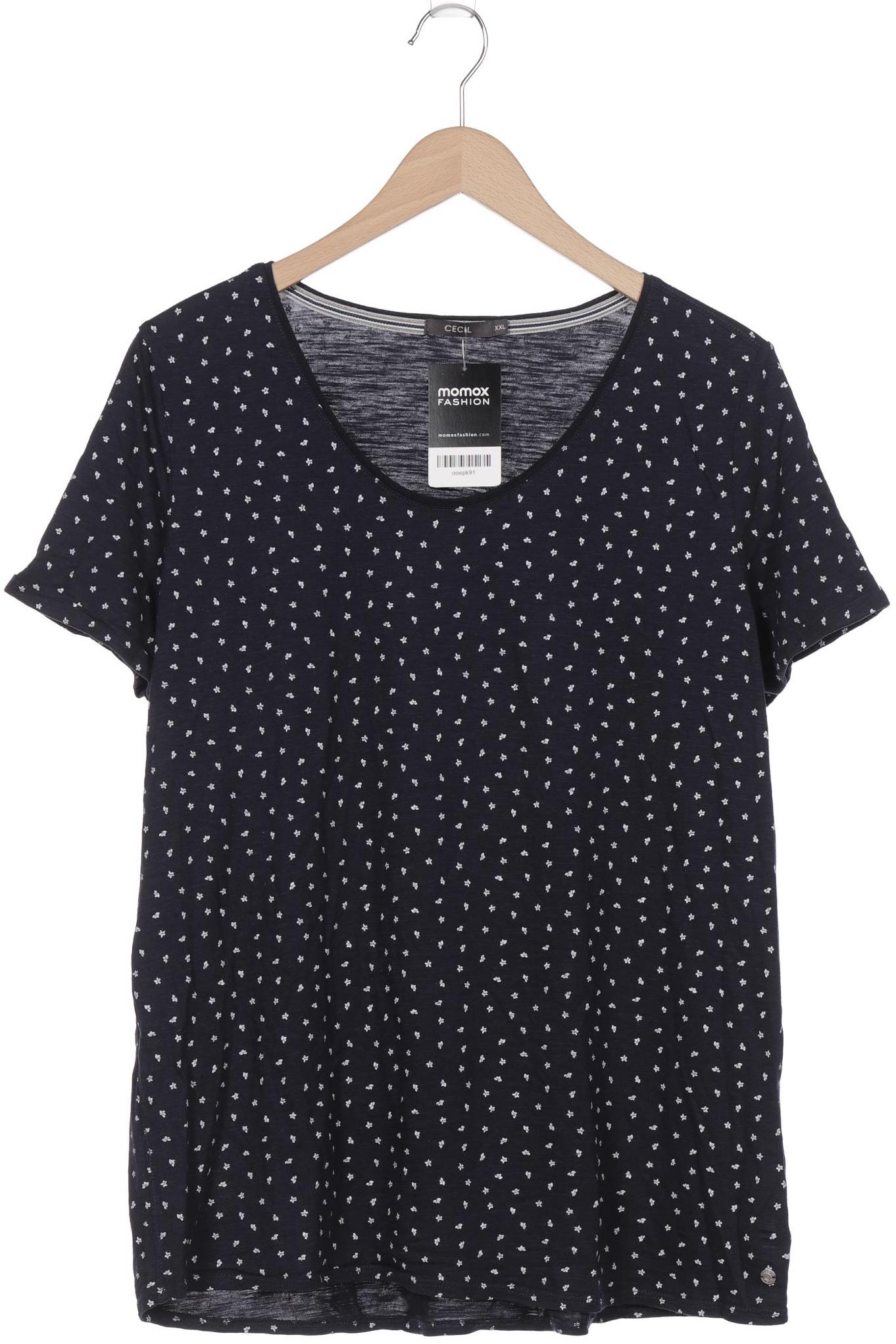 

CECIL Damen T-Shirt, marineblau
