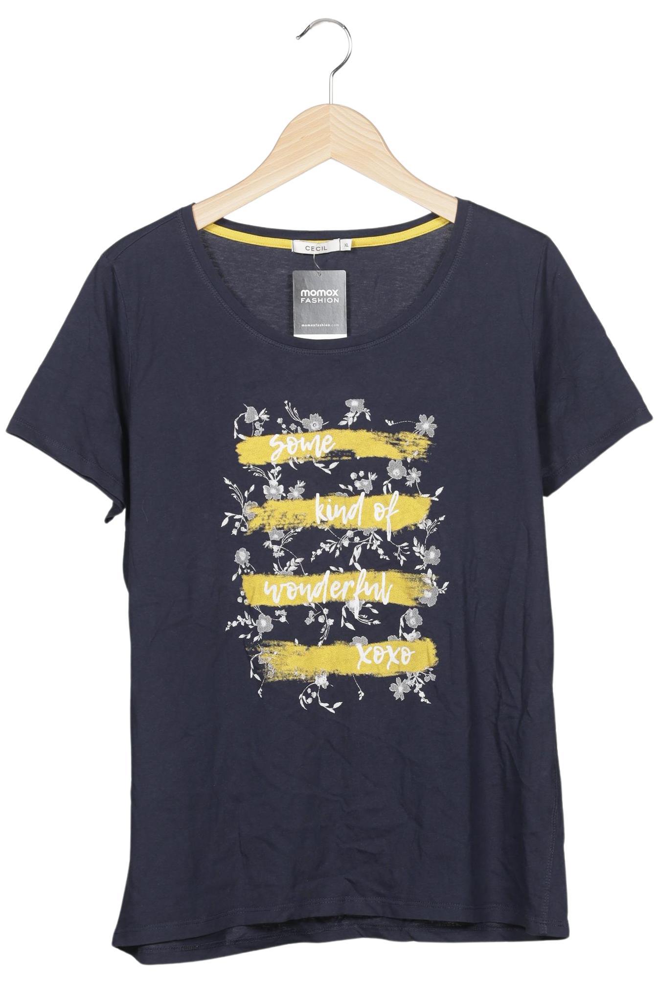 

Cecil Damen T-Shirt, marineblau, Gr. 44