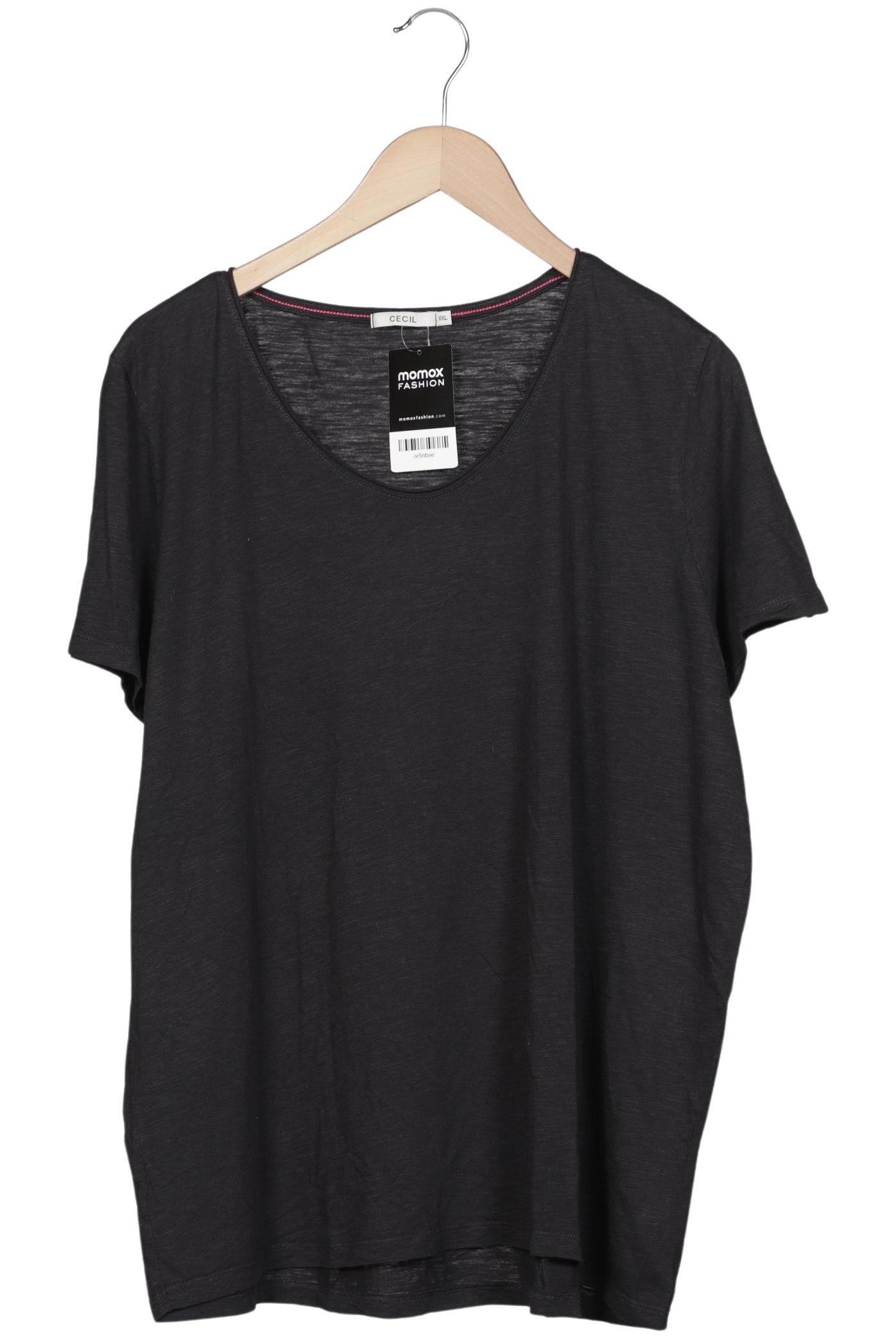 

Cecil Damen T-Shirt, schwarz, Gr. 46