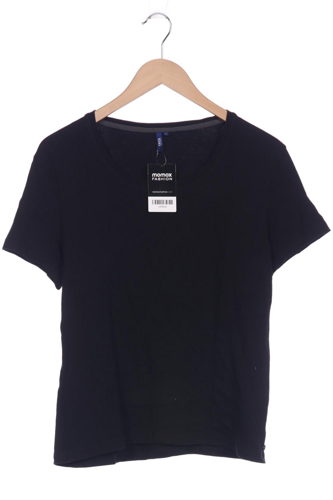

Cecil Damen T-Shirt, schwarz, Gr. 42