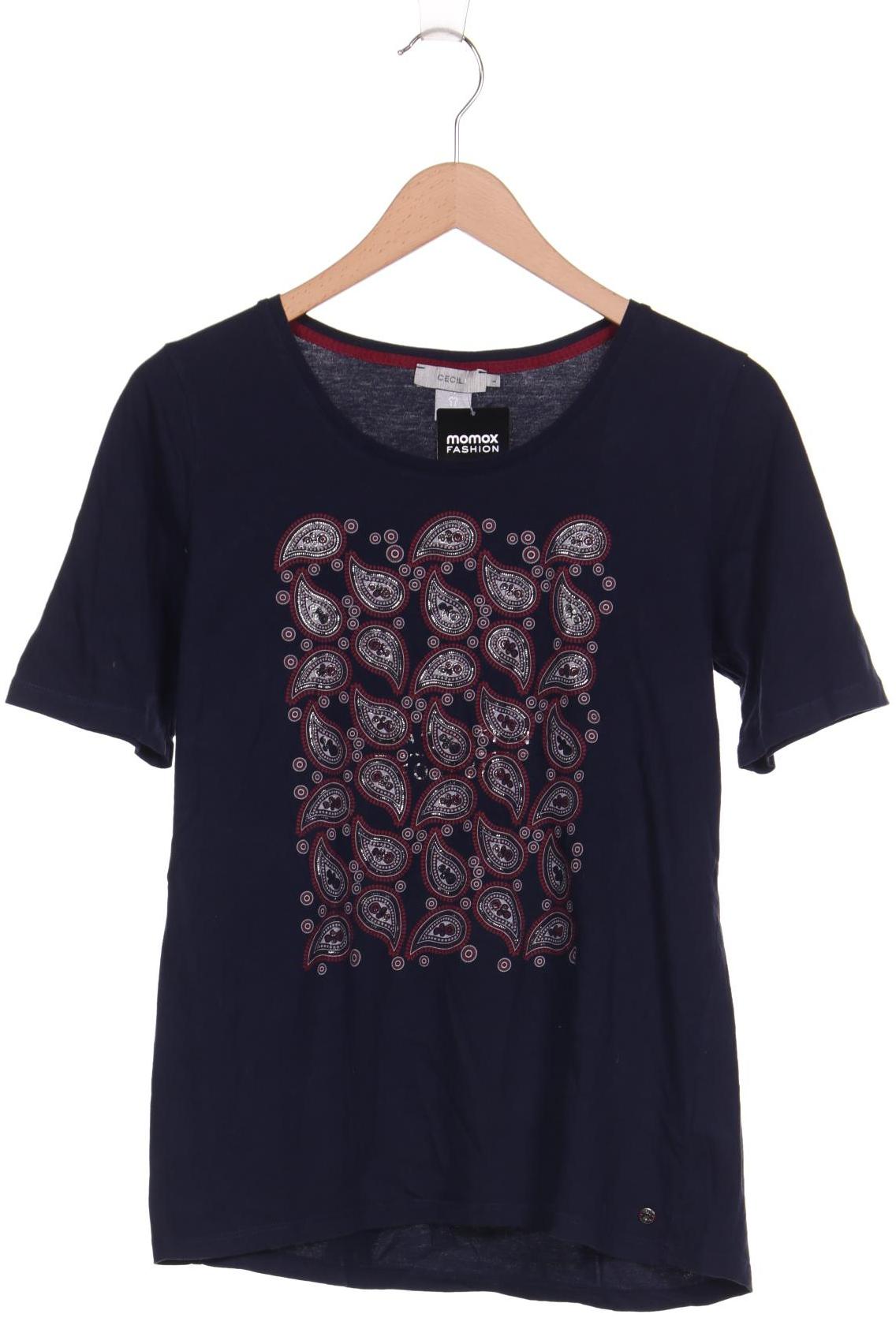 

CECIL Damen T-Shirt, marineblau