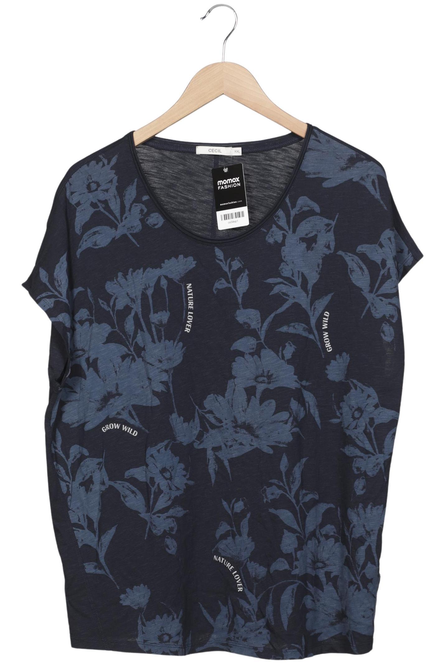 

Cecil Damen T-Shirt, marineblau, Gr. 46