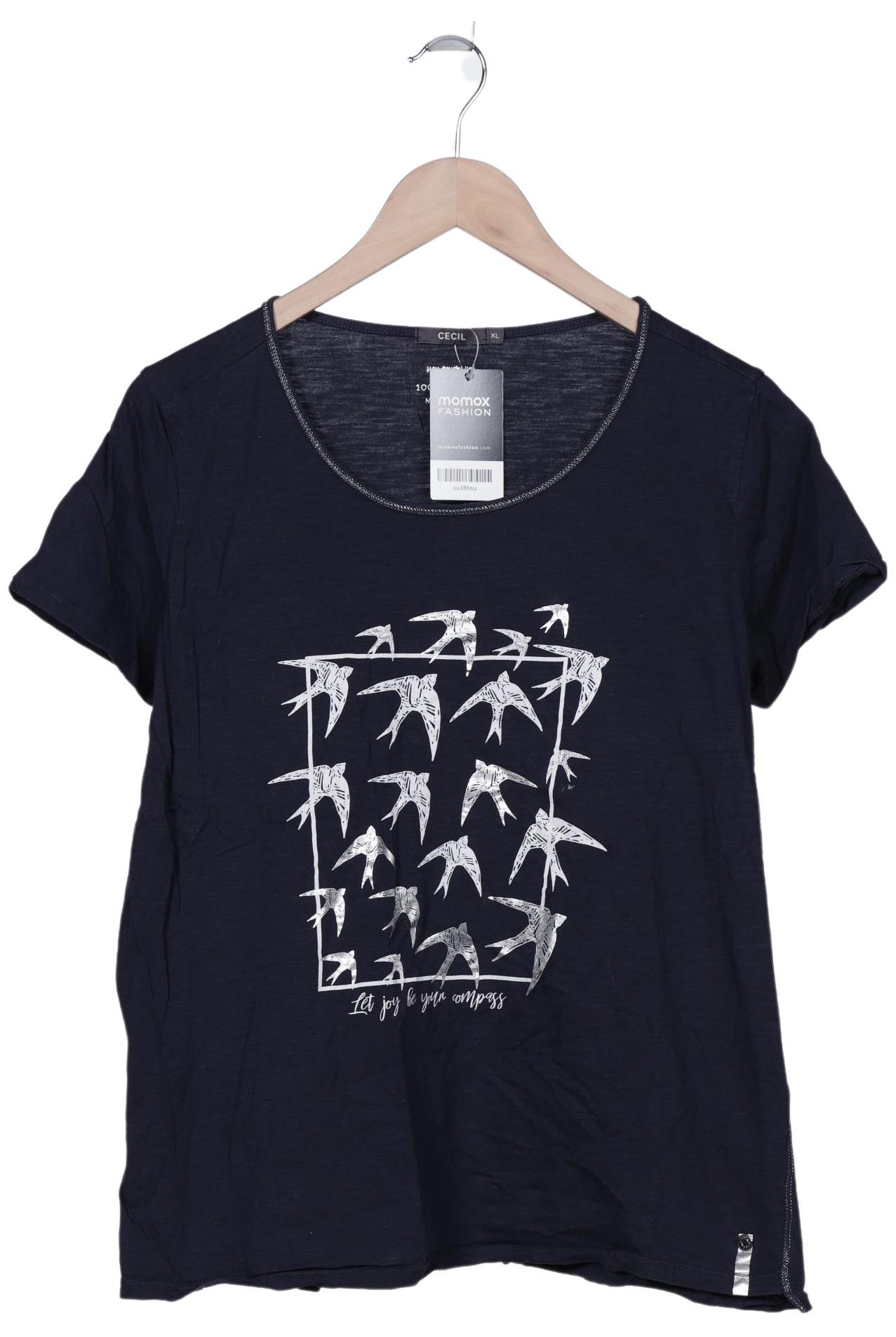 

Cecil Damen T-Shirt, marineblau, Gr. 44