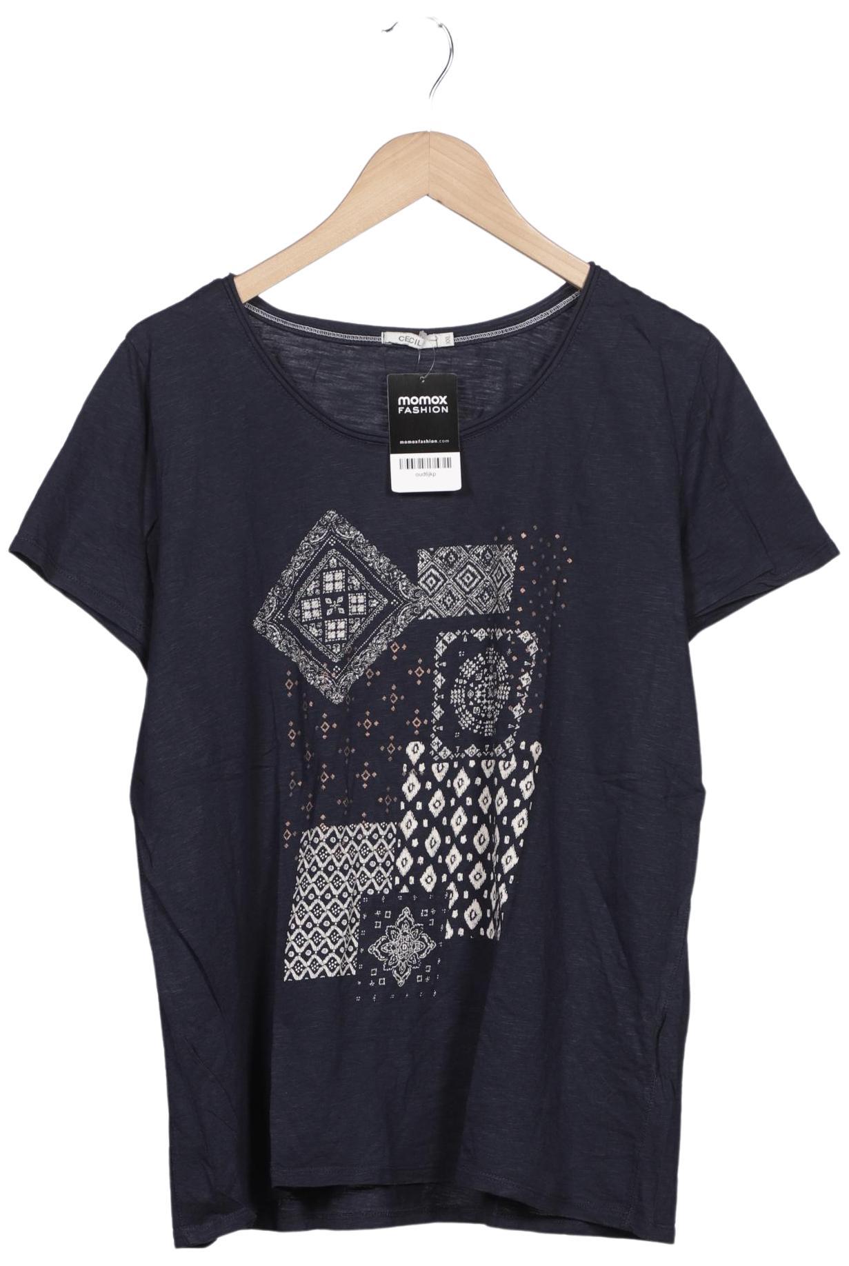 

Cecil Damen T-Shirt, marineblau, Gr. 46