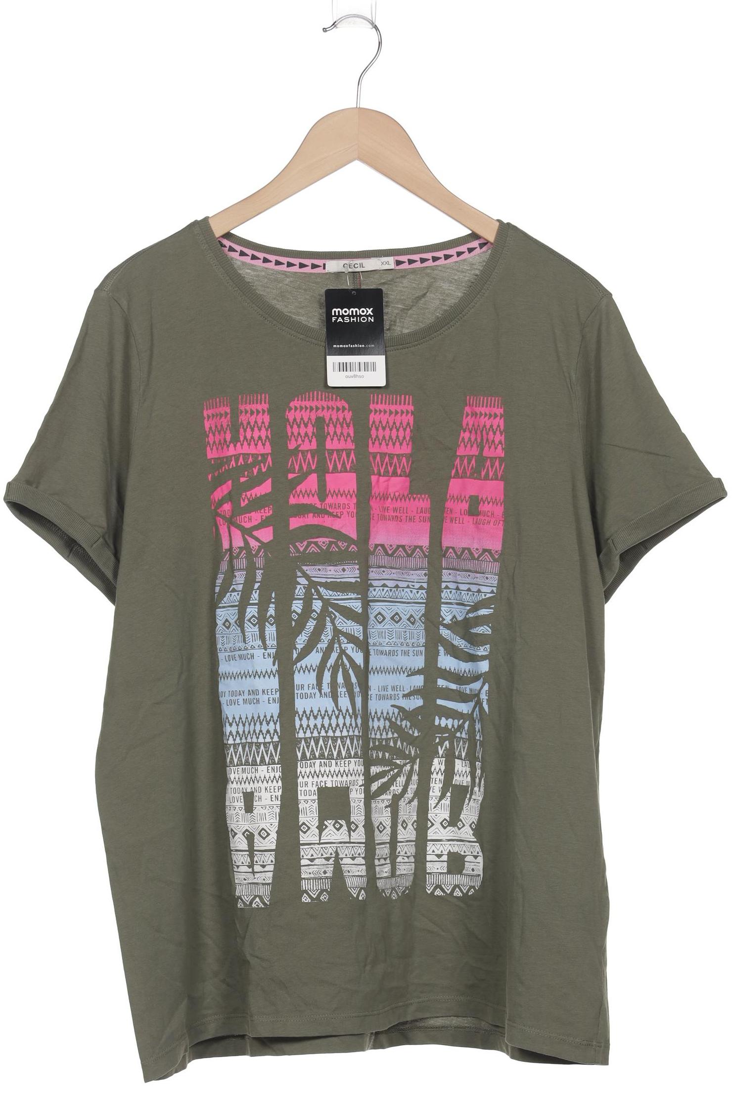 

Cecil Damen T-Shirt, grün, Gr. 46