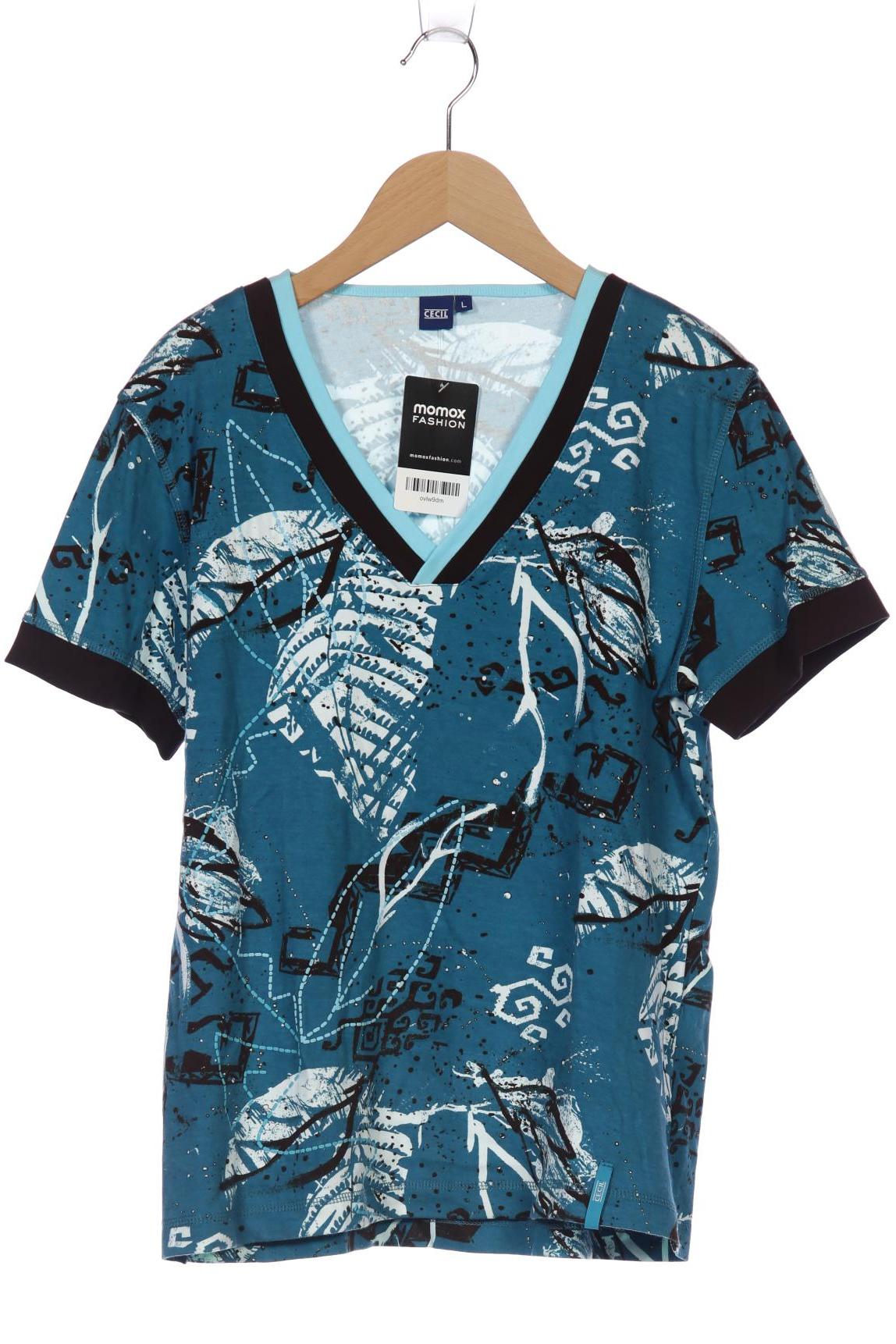 

CECIL Damen T-Shirt, blau