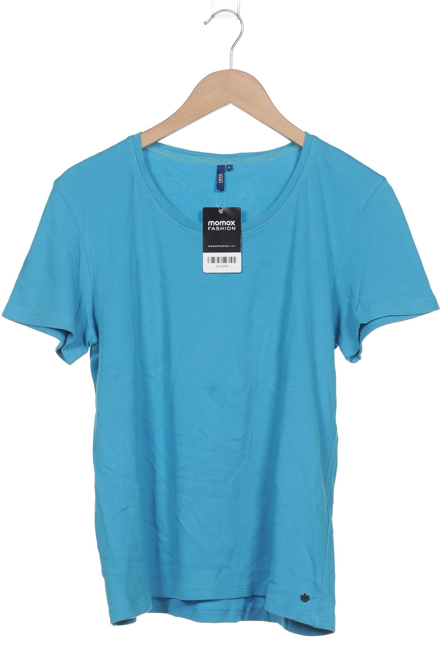 

Cecil Damen T-Shirt, blau, Gr. 46