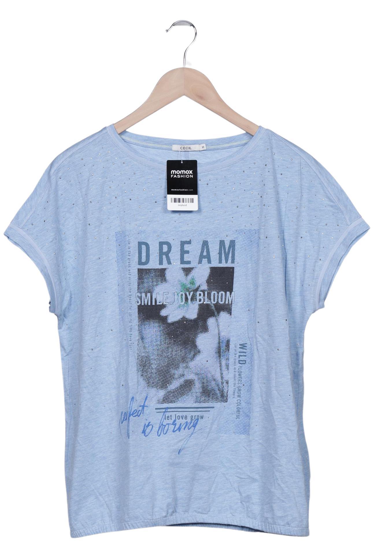 

Cecil Damen T-Shirt, blau, Gr. 38