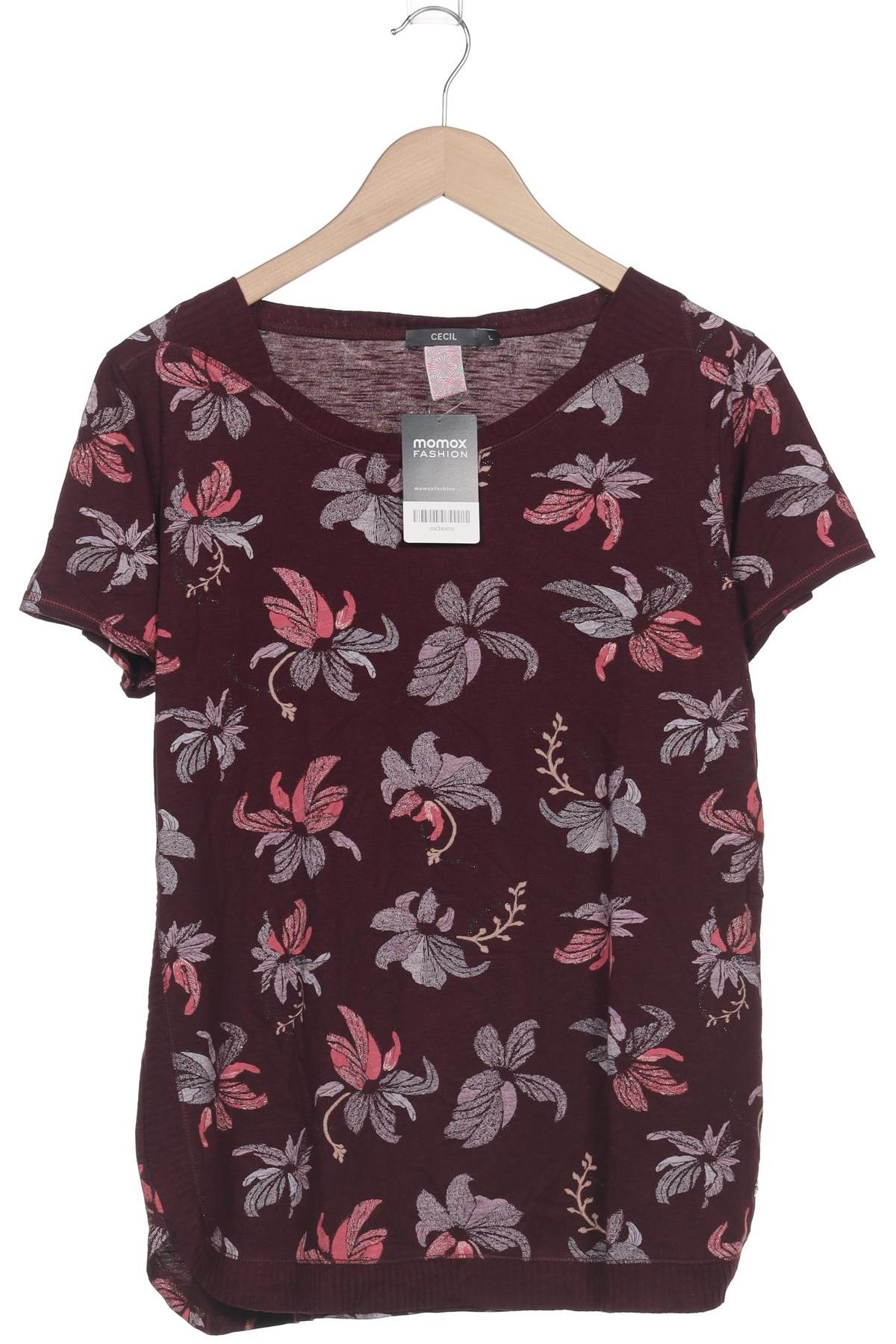 

Cecil Damen T-Shirt, bordeaux, Gr. 42