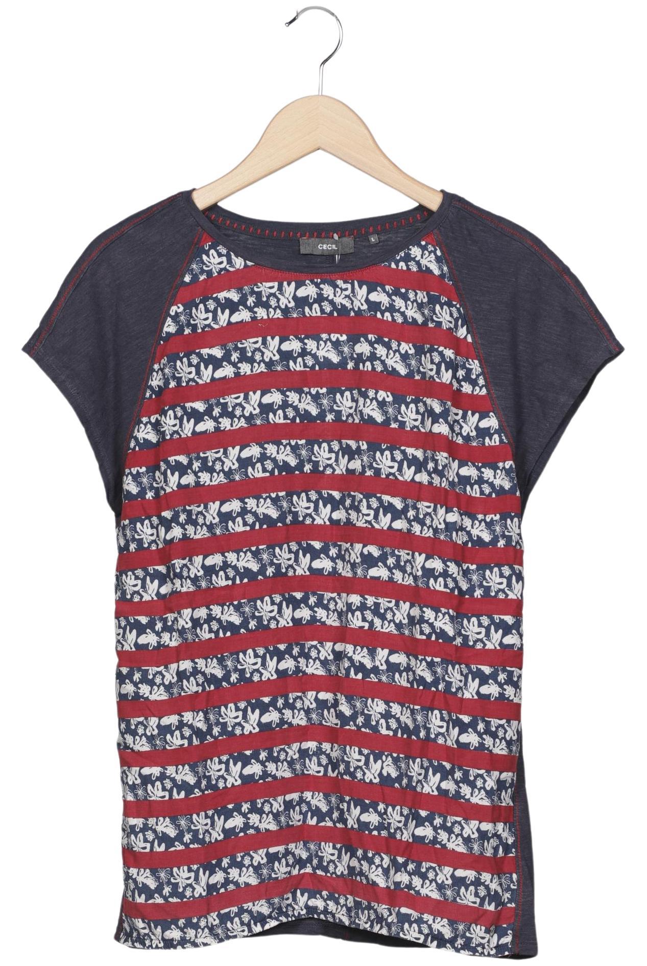 

Cecil Damen T-Shirt, mehrfarbig, Gr. 42