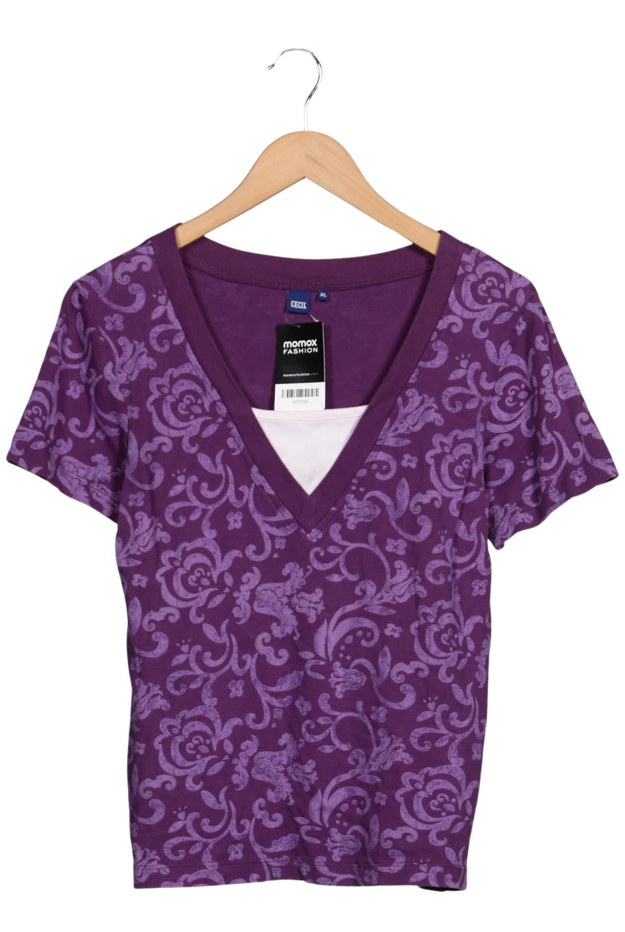 

Cecil Damen T-Shirt, flieder, Gr. 44