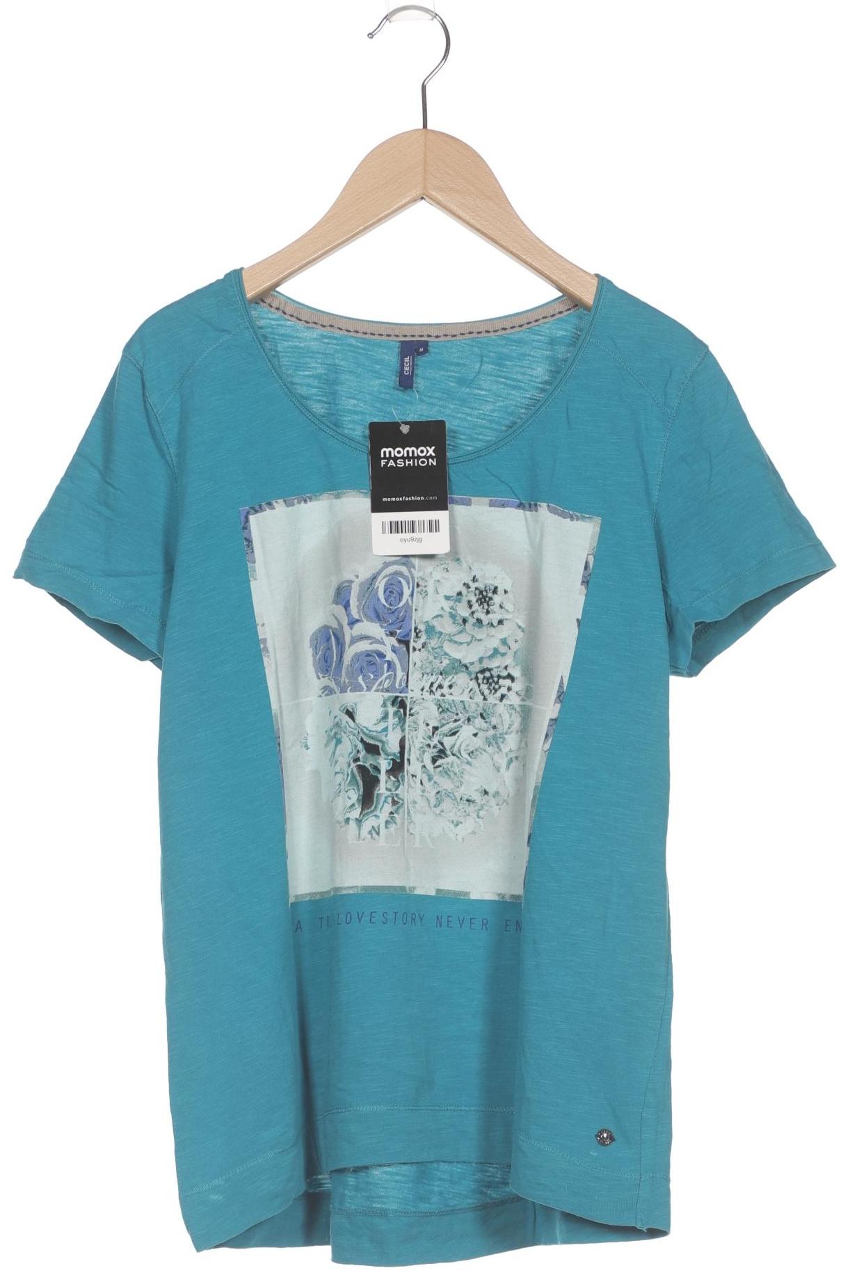 

Cecil Damen T-Shirt, blau, Gr. 38