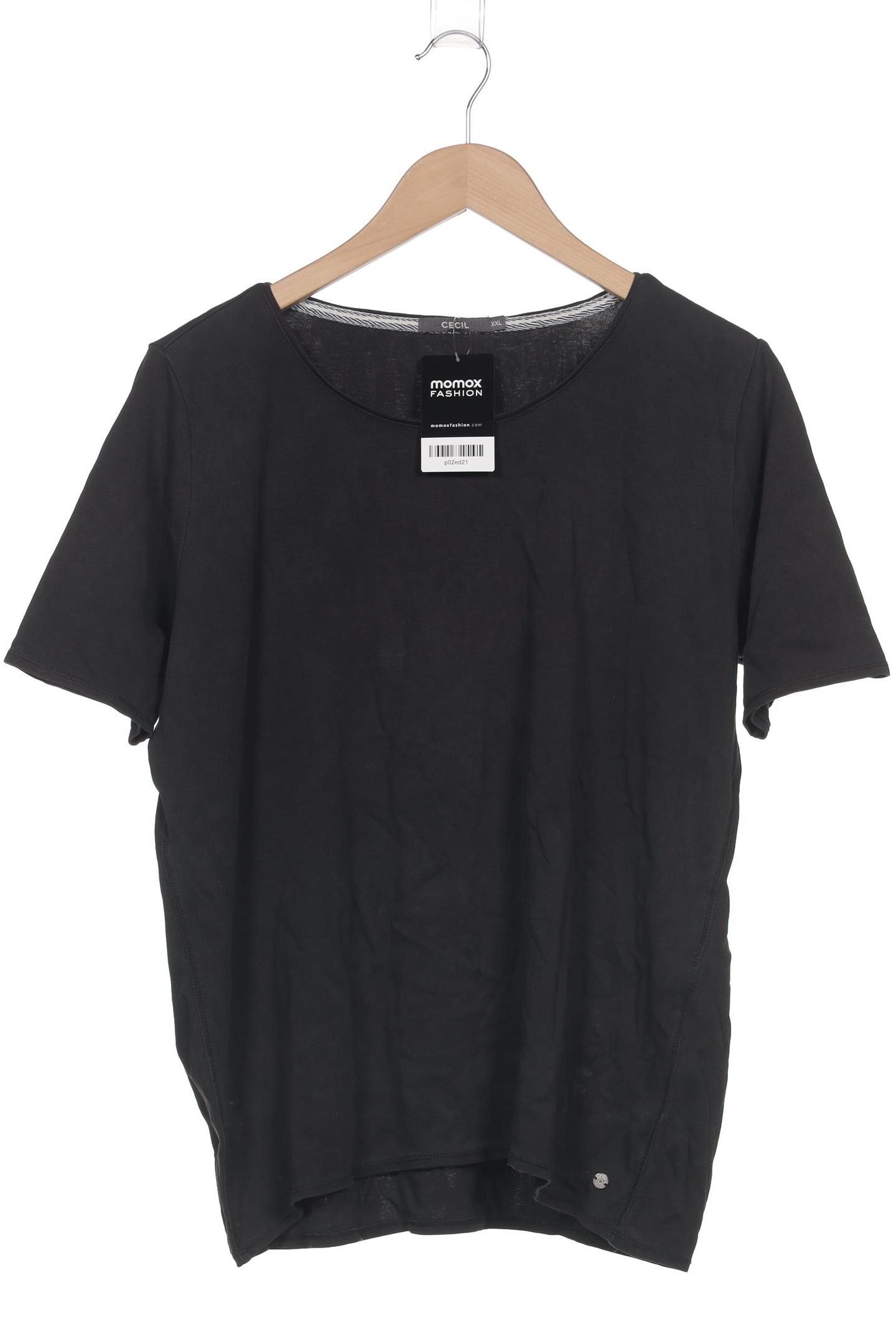 

Cecil Damen T-Shirt, schwarz, Gr. 46