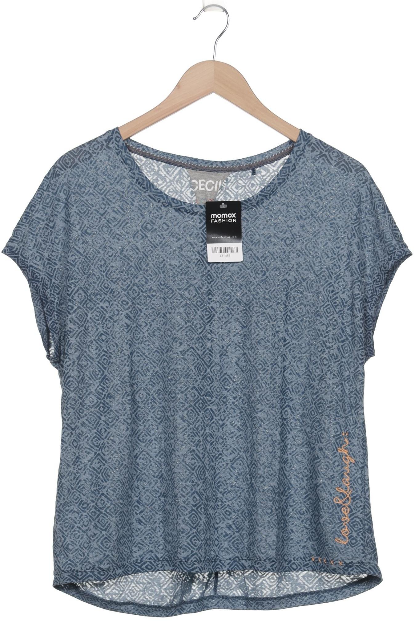 

Cecil Damen T-Shirt, blau, Gr. 44