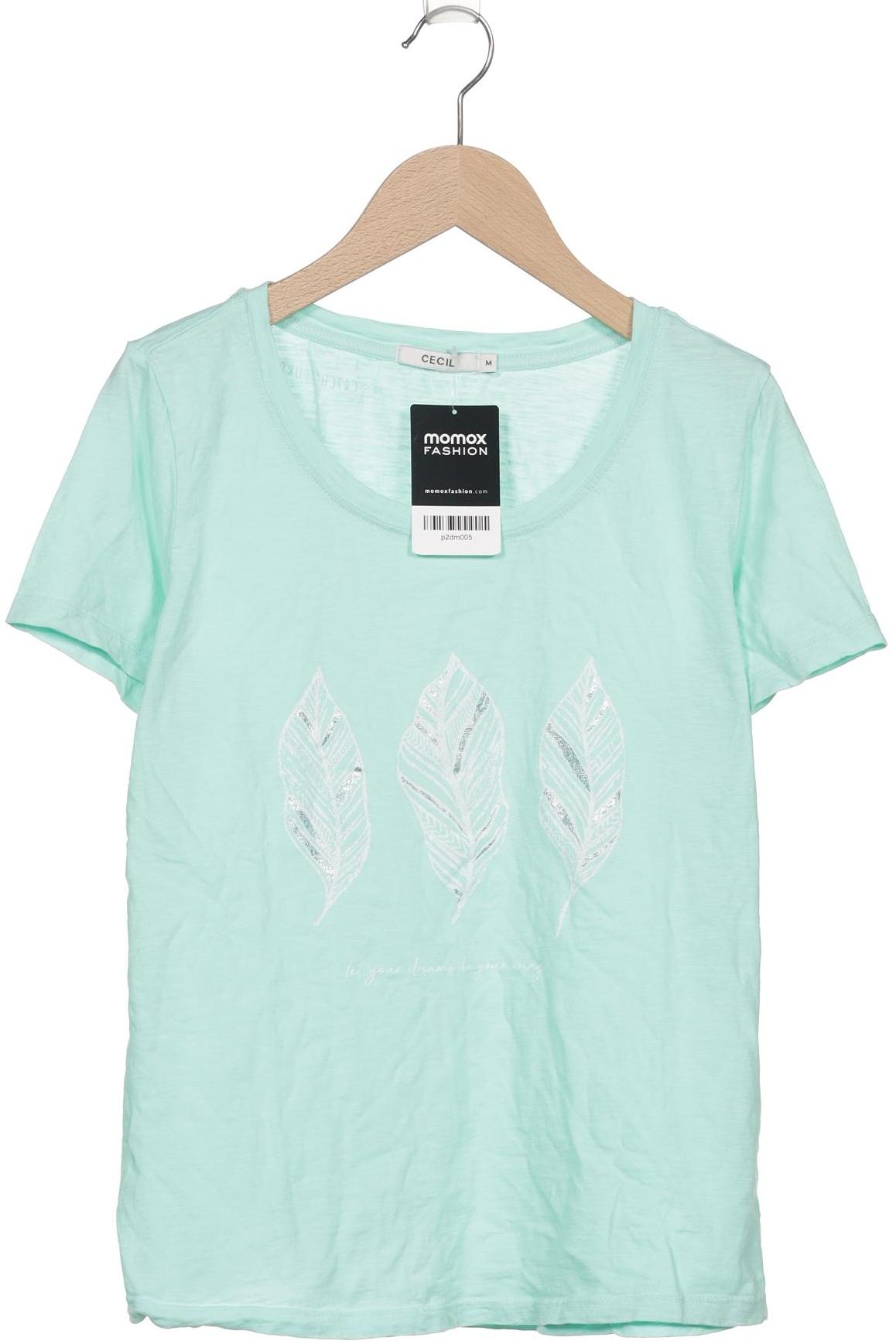 

Cecil Damen T-Shirt, türkis, Gr. 38