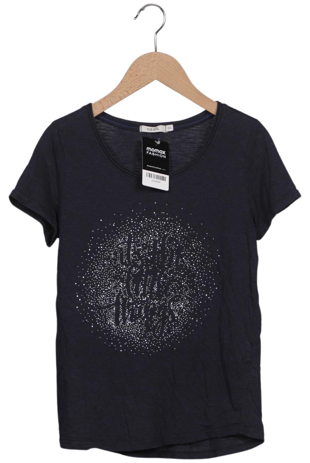 

Cecil Damen T-Shirt, marineblau, Gr. 34