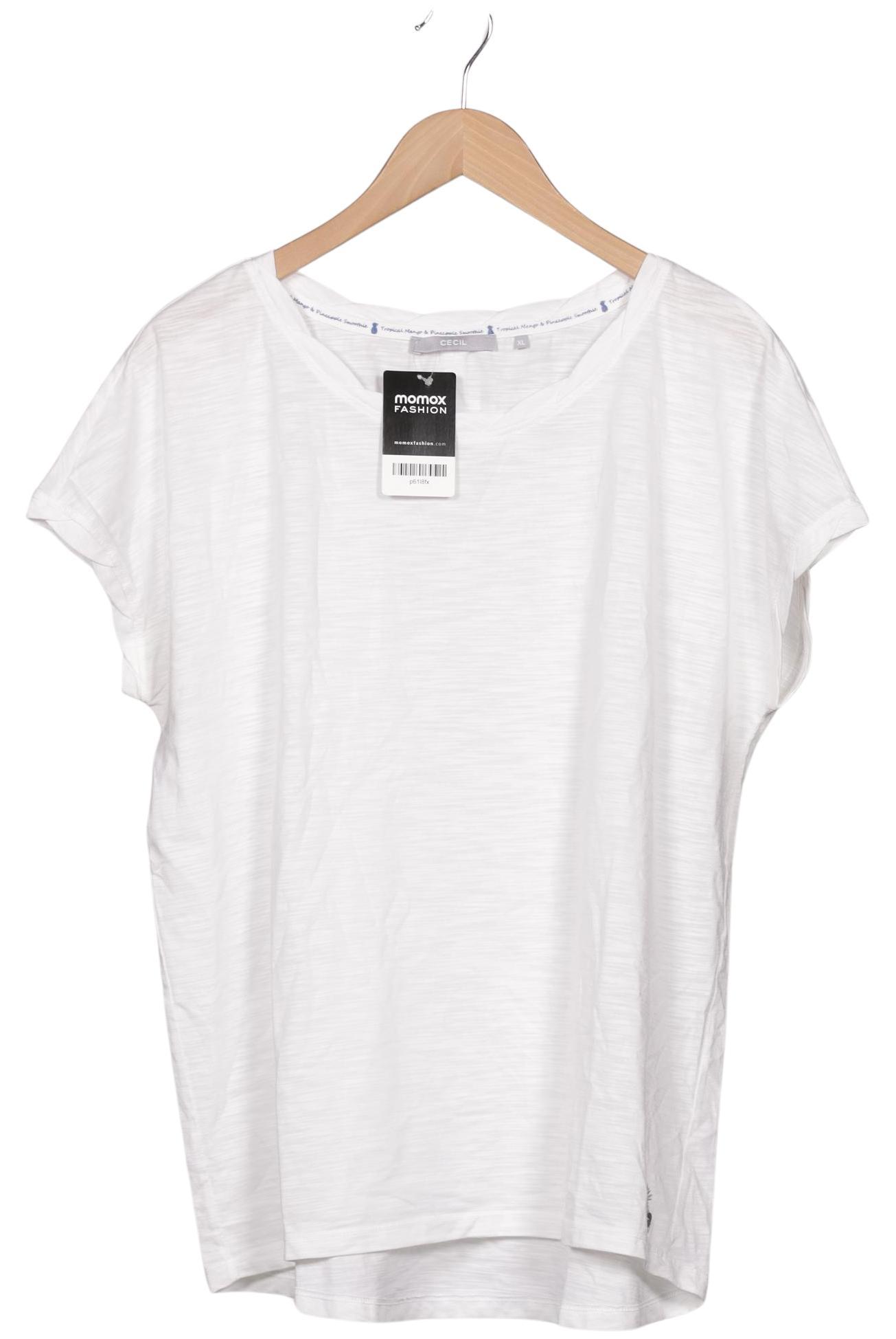 

Cecil Damen T-Shirt, weiß, Gr. 44