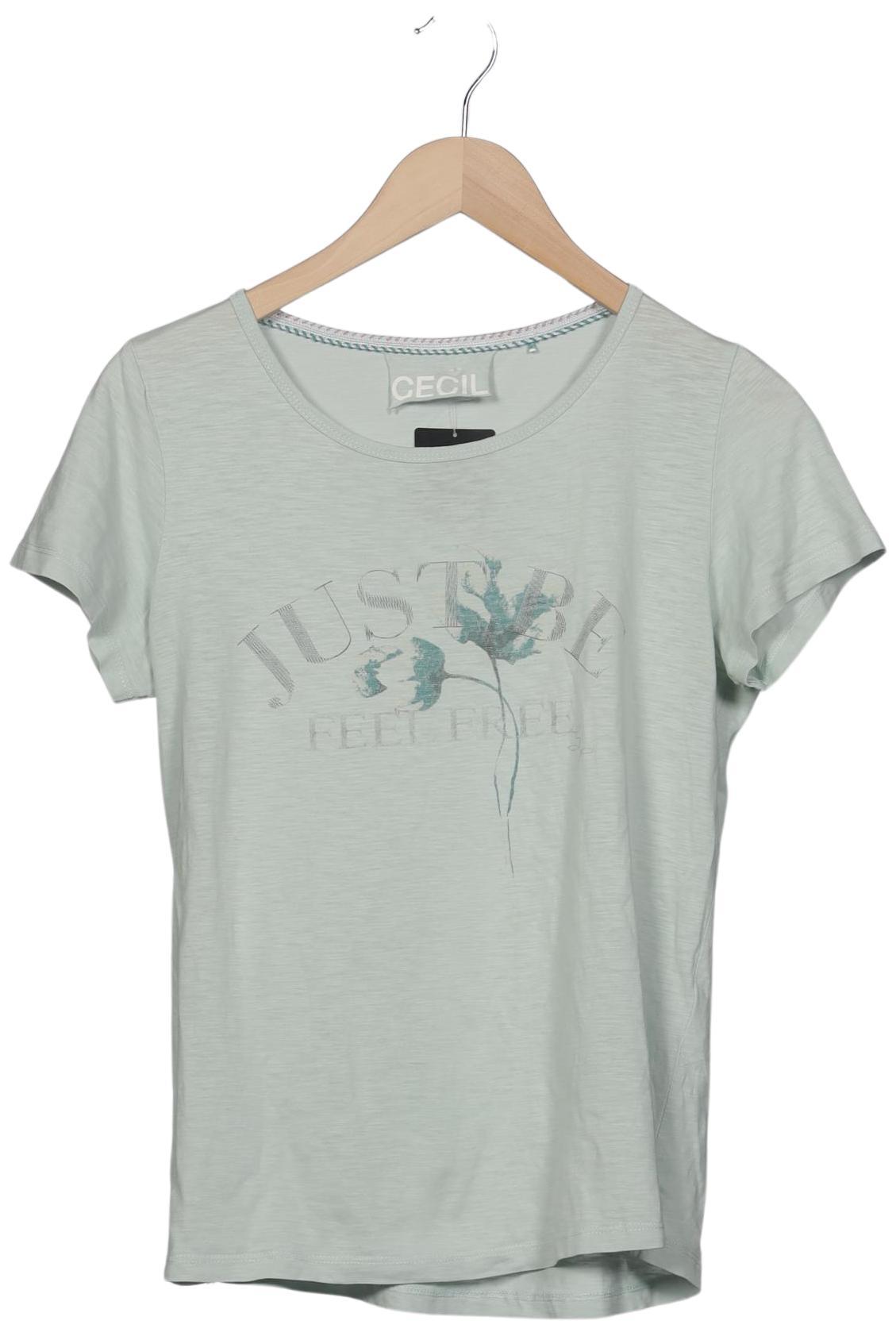 

Cecil Damen T-Shirt, hellgrün, Gr. 38