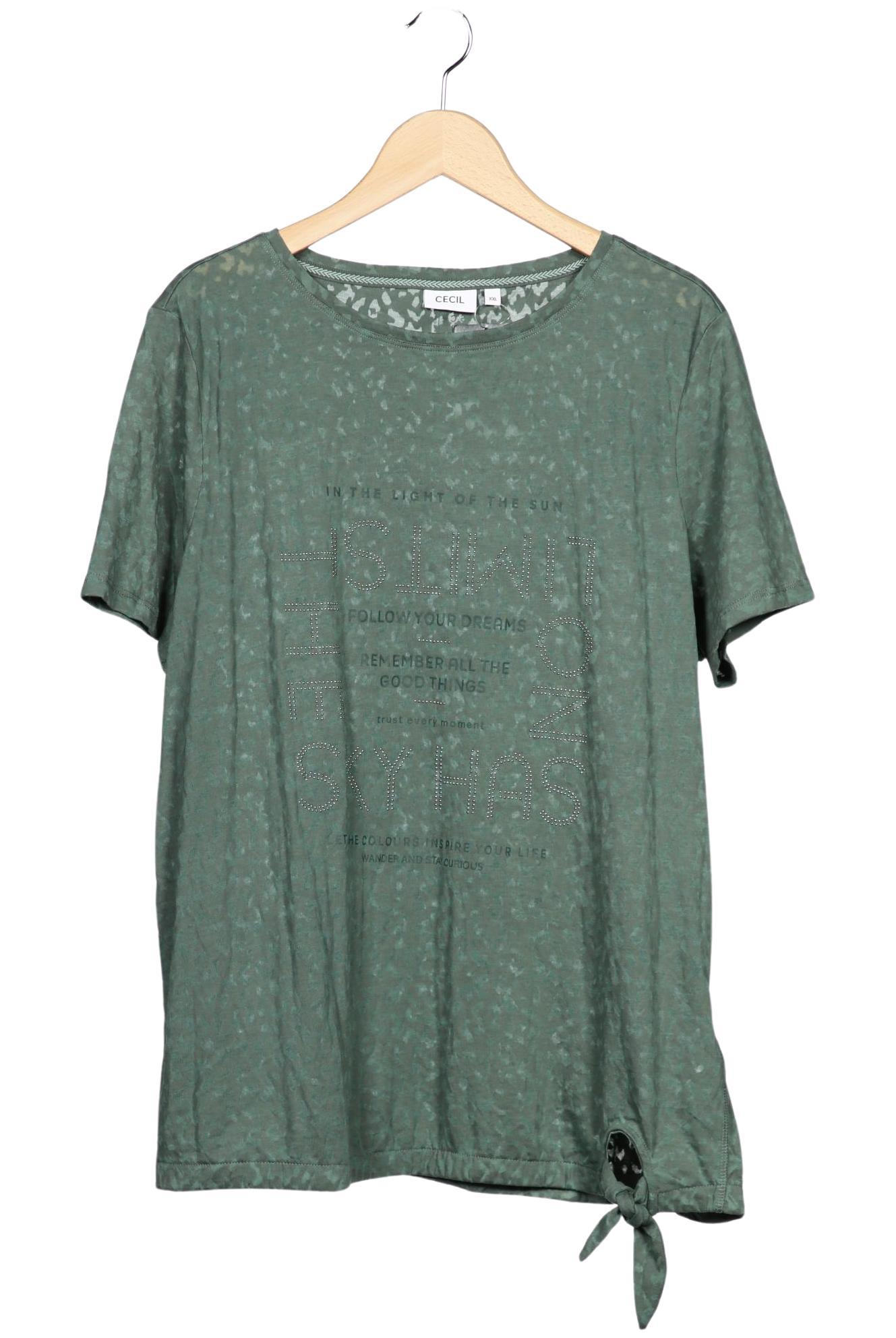 

Cecil Damen T-Shirt, grün, Gr. 46
