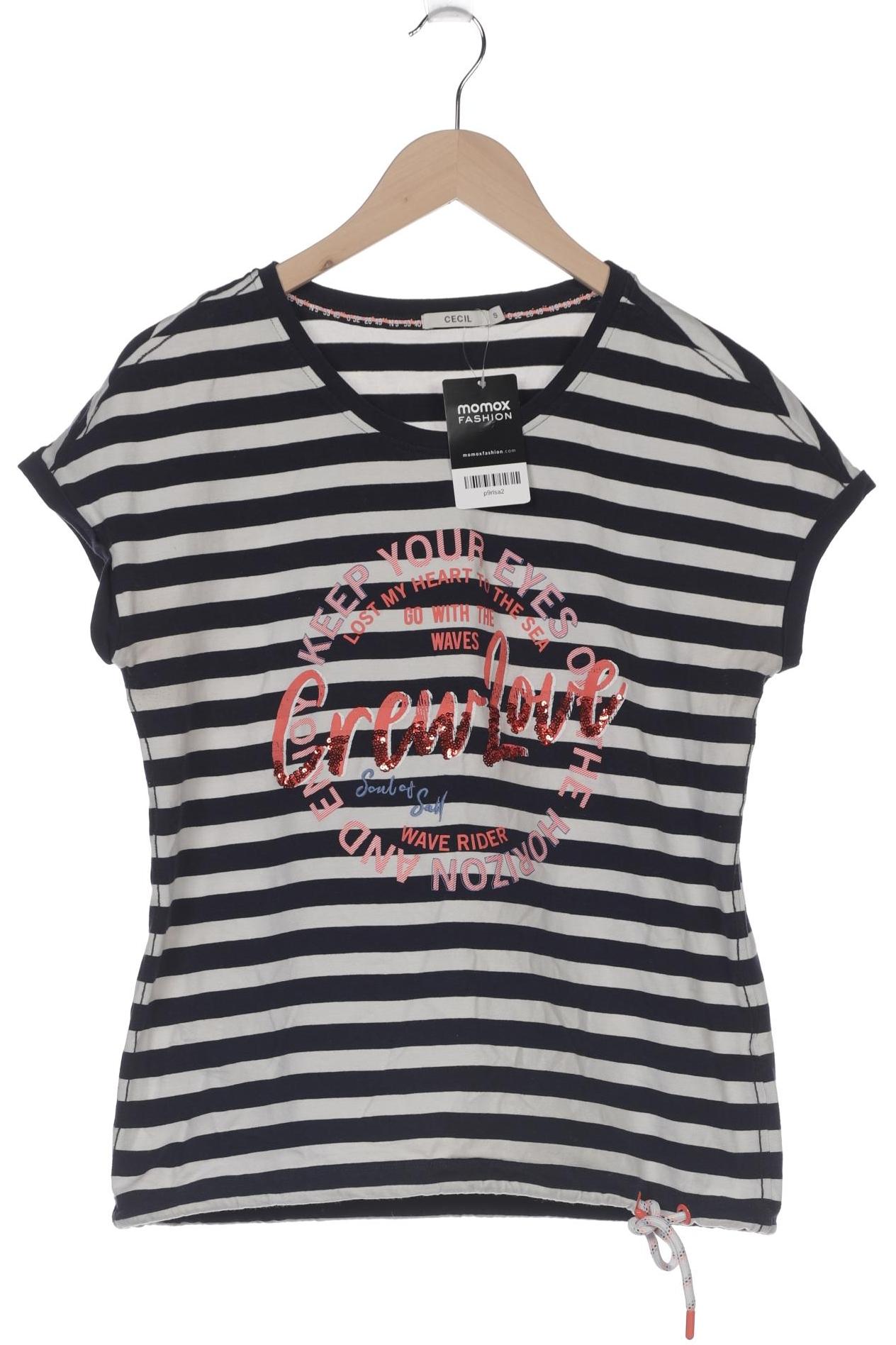 

Cecil Damen T-Shirt, marineblau, Gr. 36