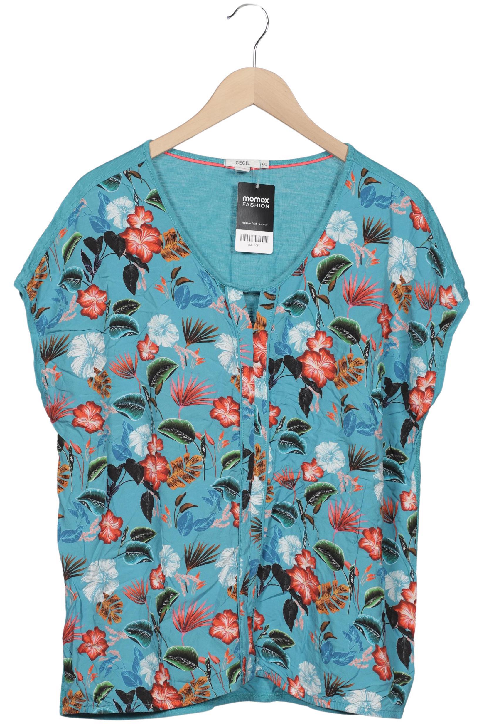 

Cecil Damen T-Shirt, blau, Gr. 46
