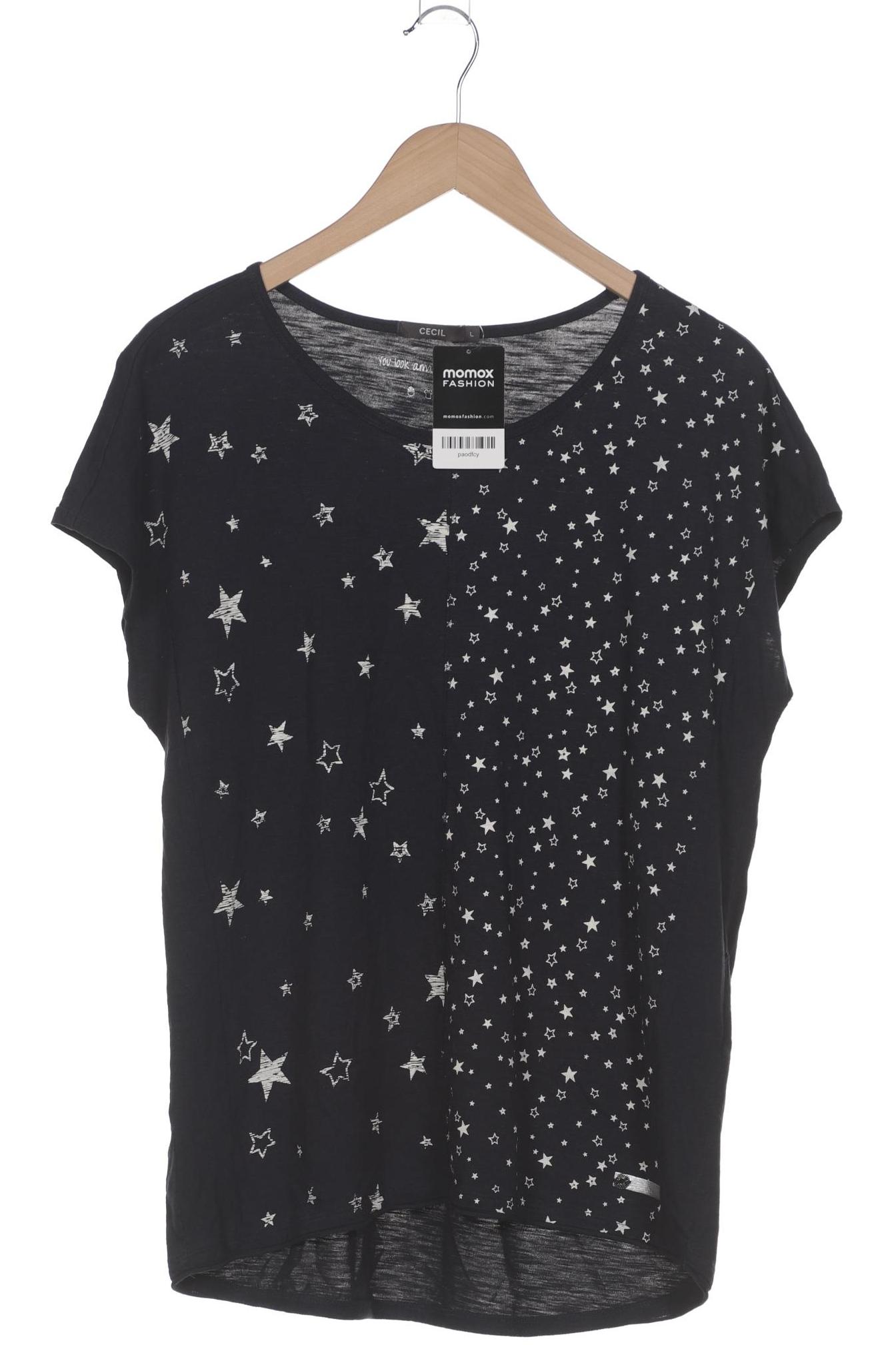 

Cecil Damen T-Shirt, marineblau, Gr. 42