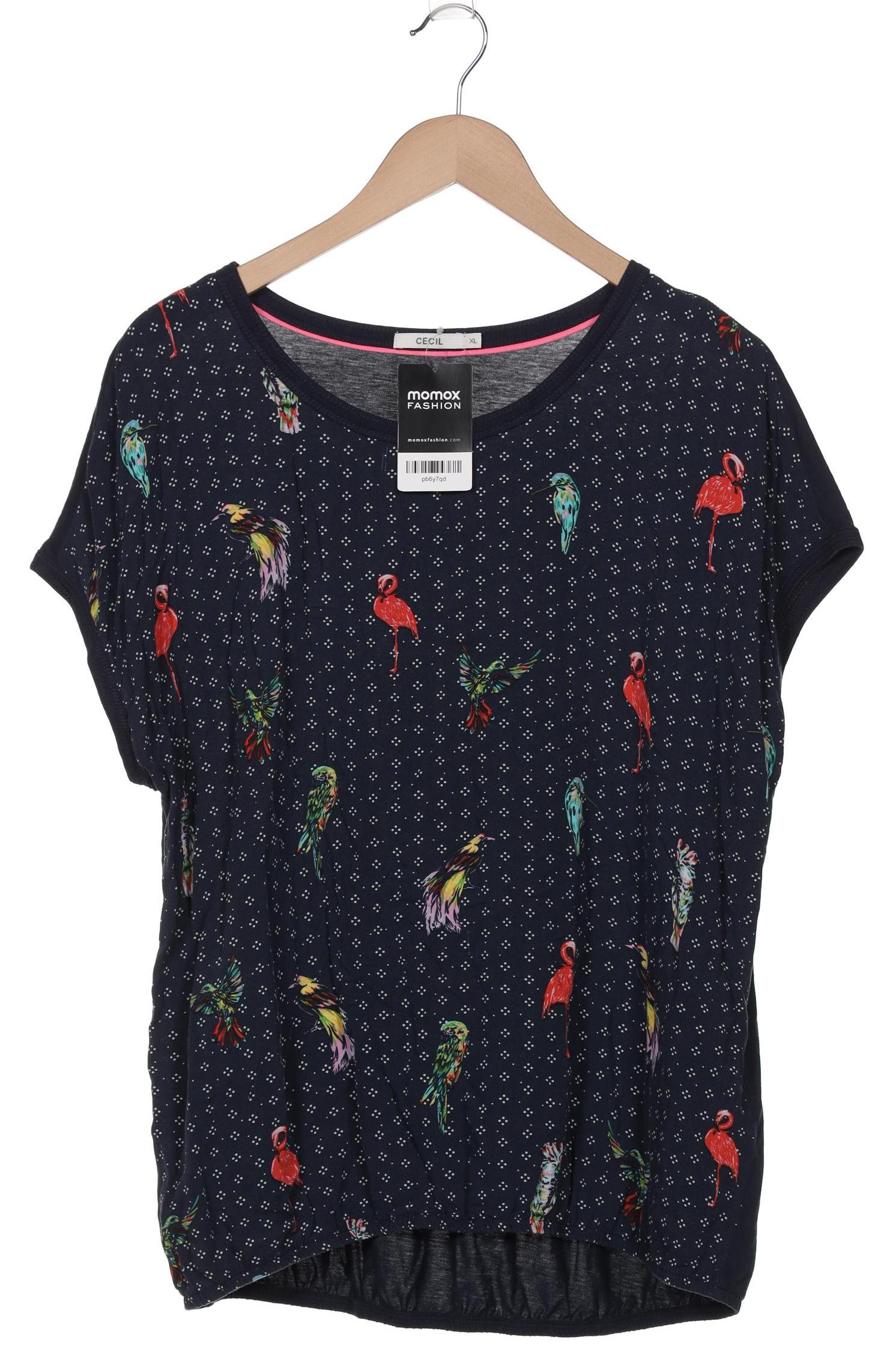 

CECIL Damen T-Shirt, marineblau